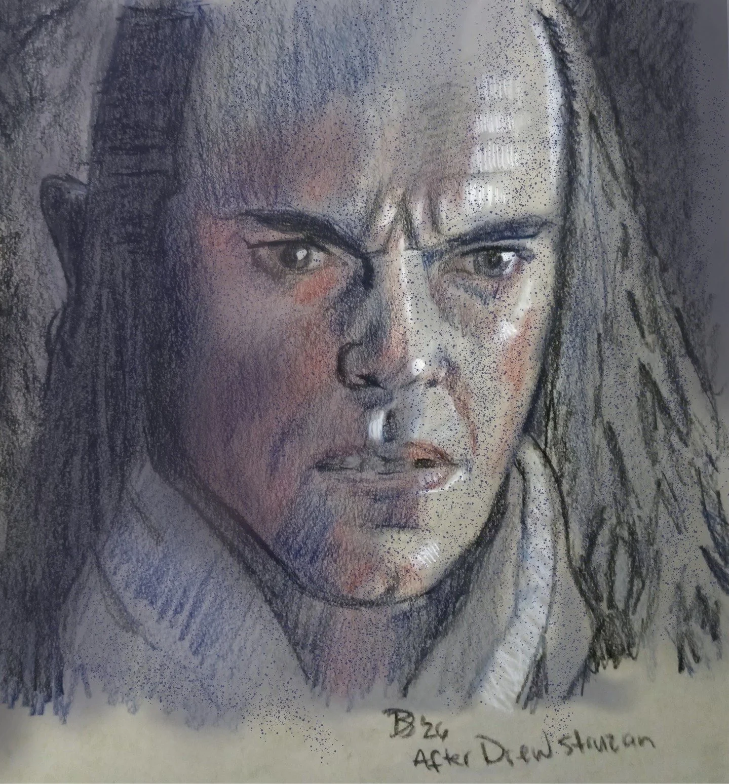 Hugo Weaving as Lord Elrond. After Drew Struzan. Mixed media on Strathmore toned gray. 

#art #artist #drawing #painting #mixedmedia #portrait #fanart #lordoftherings #coloredpencil #digitalpainting #acrylic #drewstruzan #airbrush