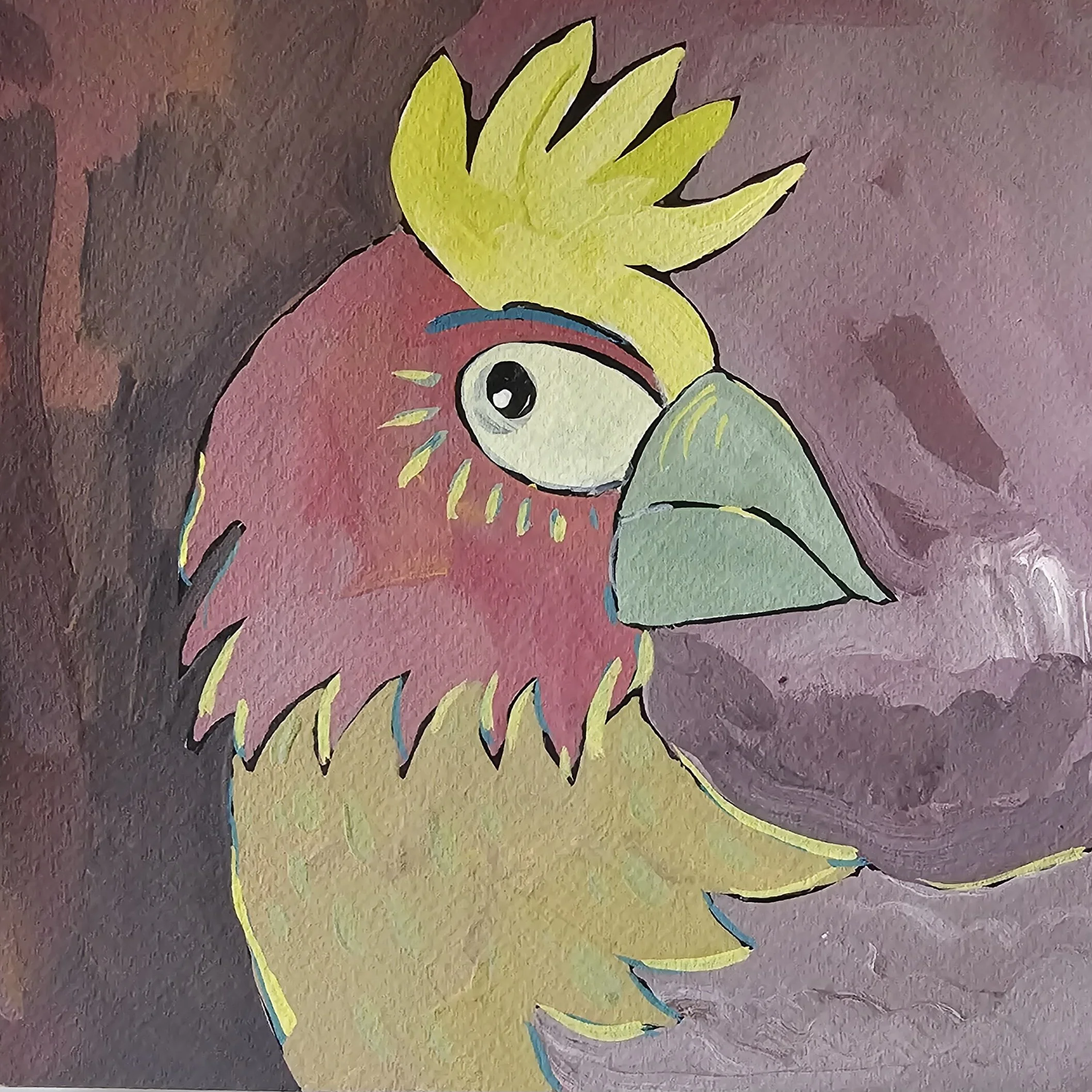 Poules 79 - 30 x 30 cm - 75€ (hors cadre et livraison)
