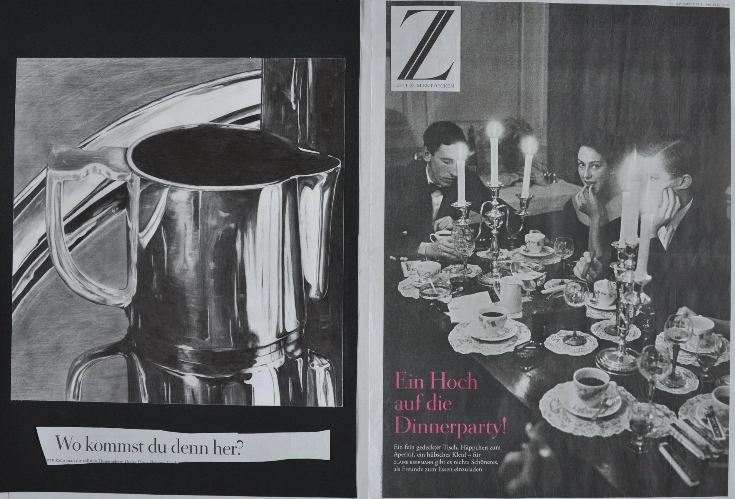 Zeit N°26 - 450€, piece unique (hors cadre et livraison)