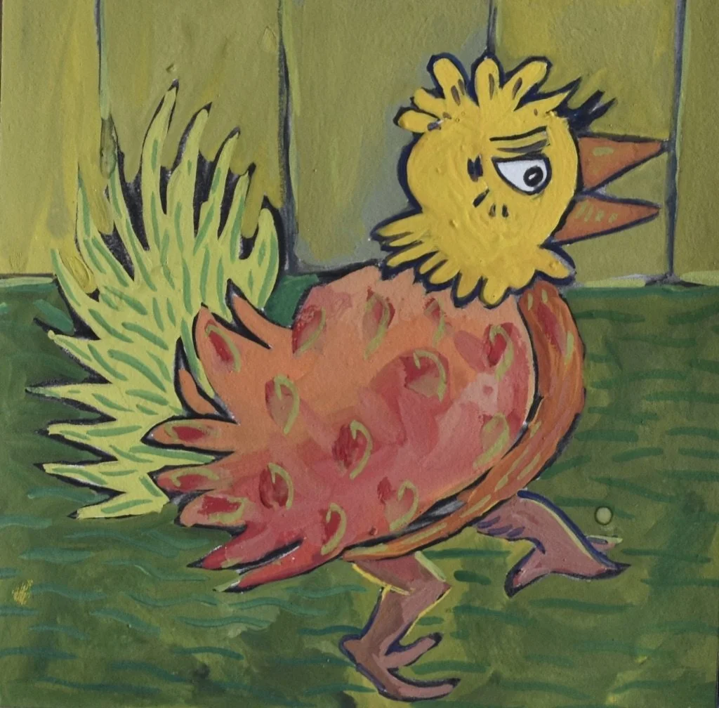 Poules 19 - 30 x 30 cm