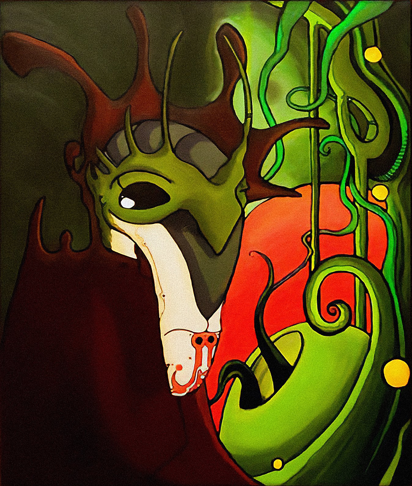 Inuaga the Lizard Wizard (2007)  Provenance: Available again 