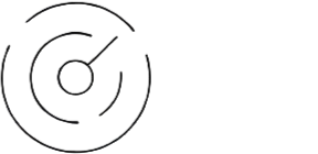 Abstract black and white spiral or circular design.