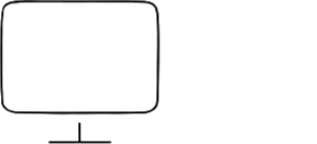 Close-up of a computer monitor and its stand.