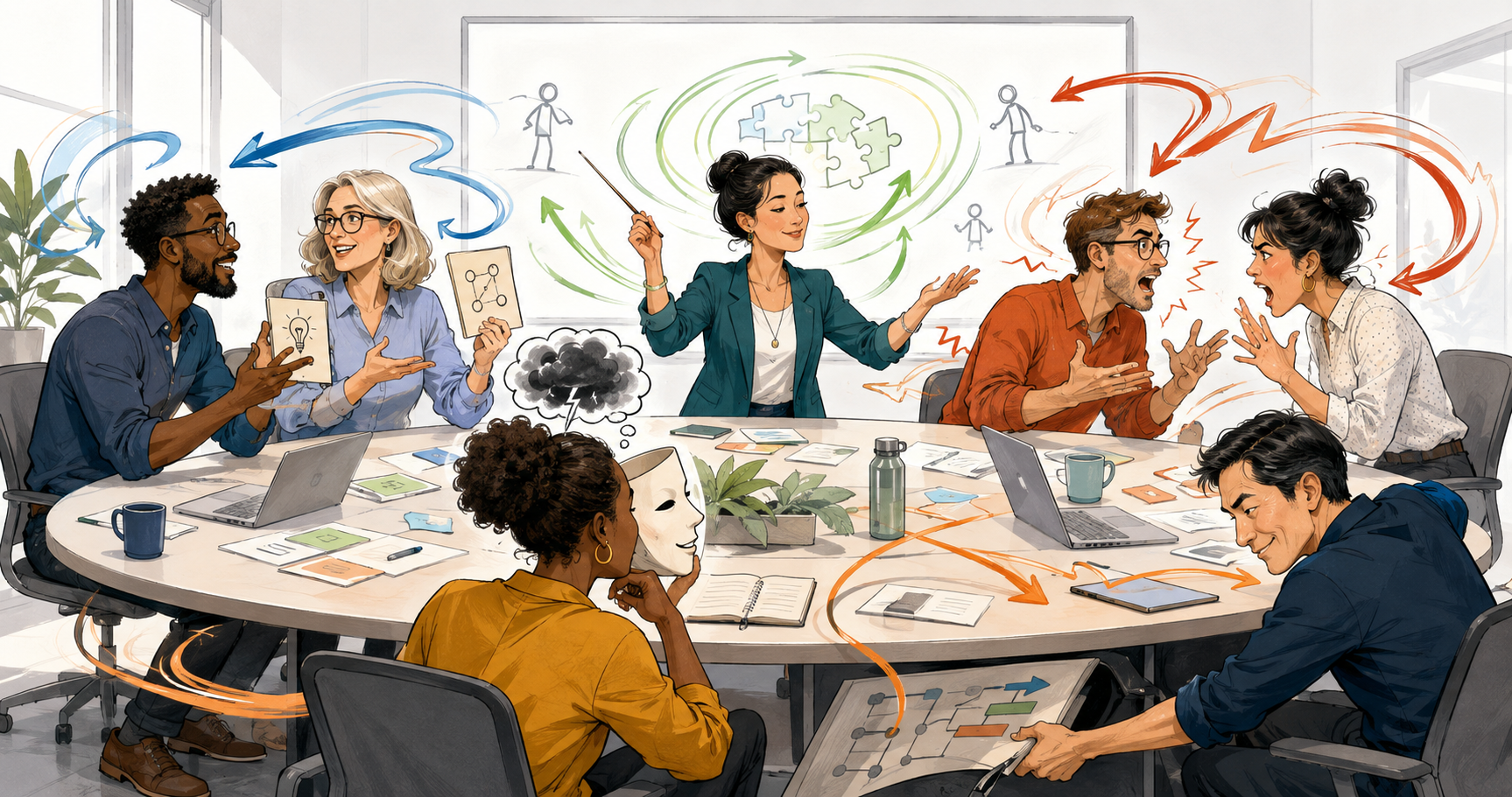 various versions of conflict at the table