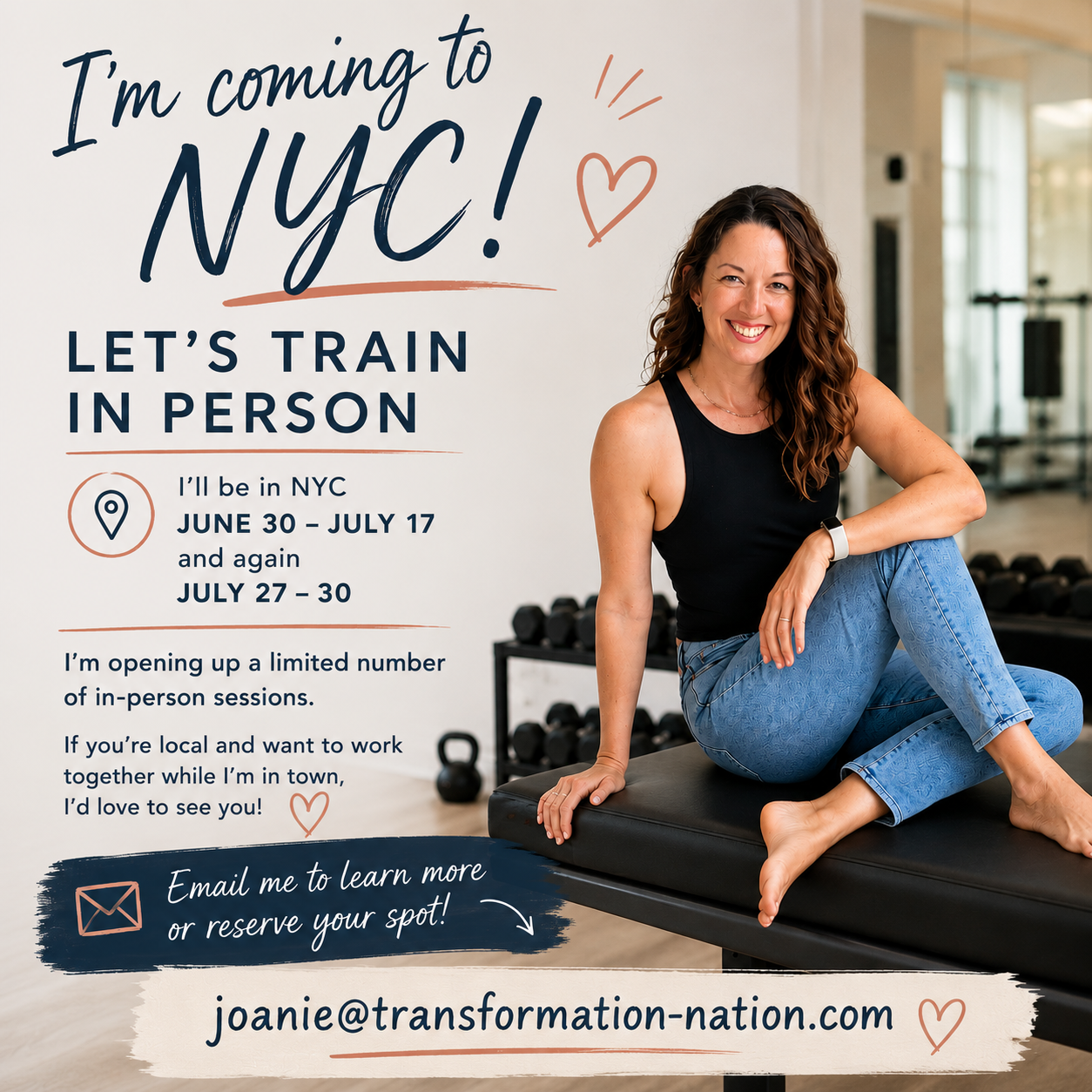 Joanie Training in Person