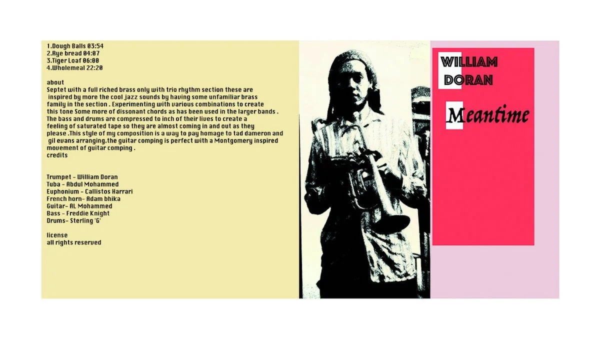 William Doran Septet Meantime Limited Edition CD