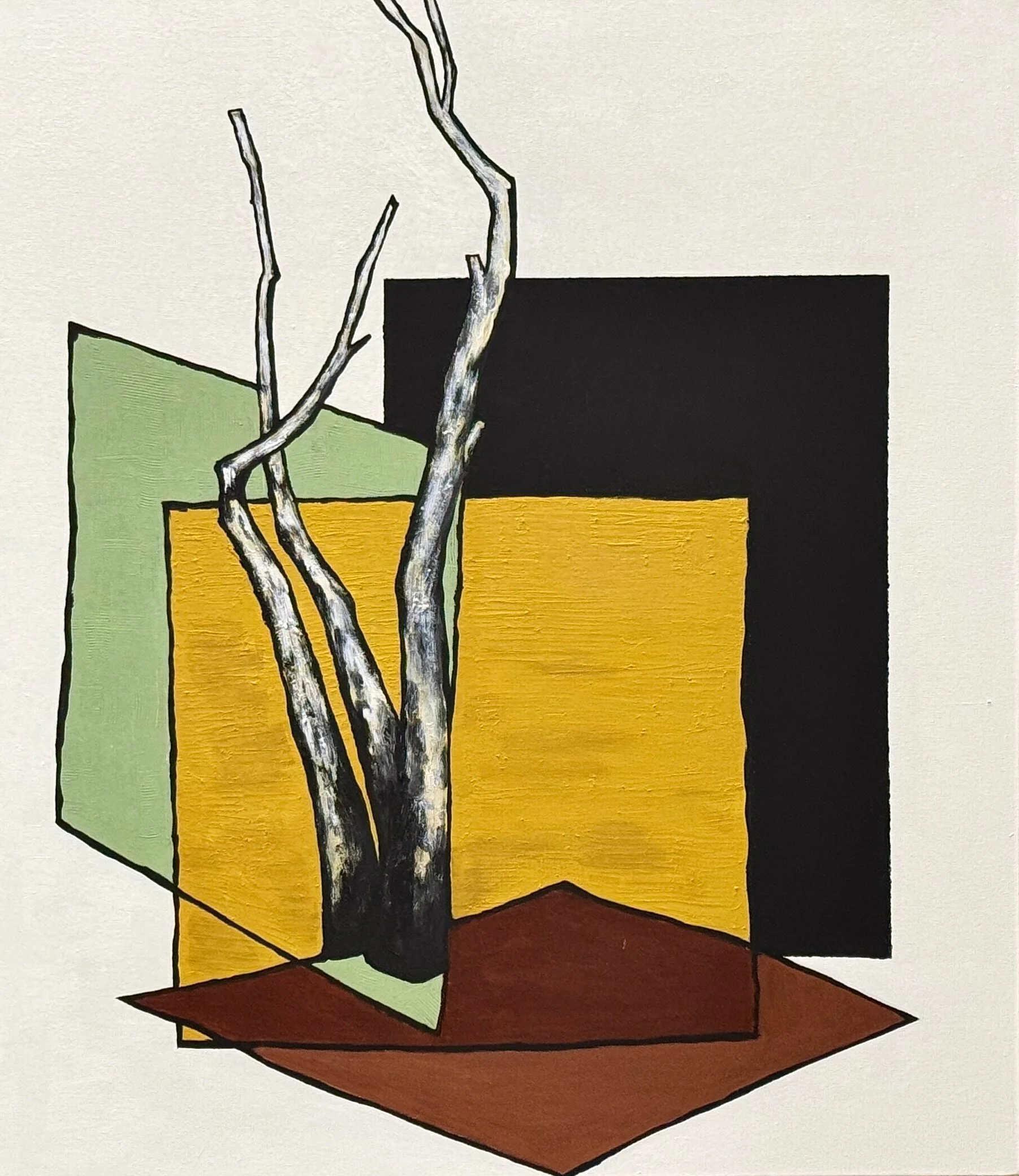Tonalia #1 — acrylic on canvas by Deepti Nair