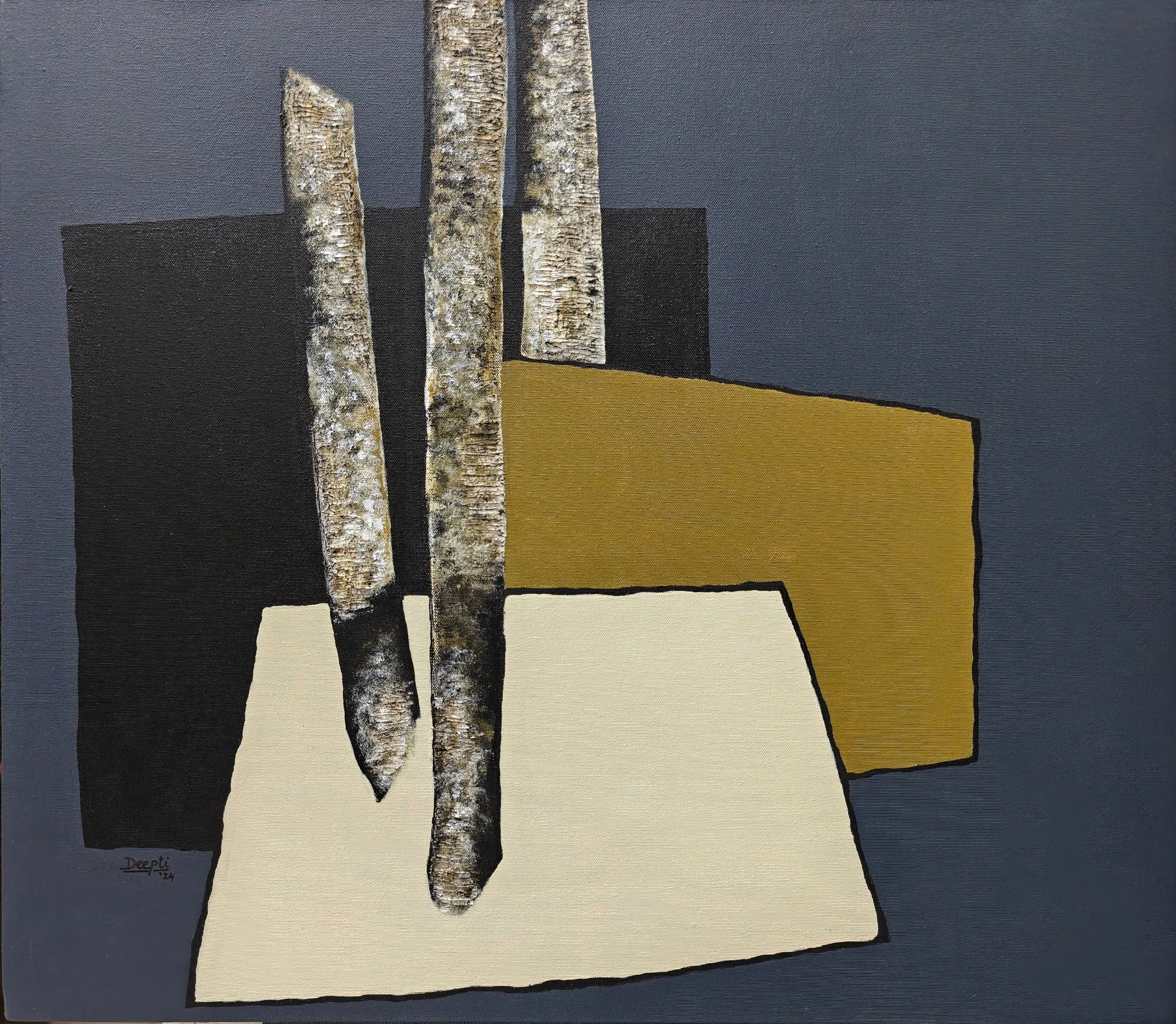 Tonalia #5 — acrylic on canvas by Deepti Nair