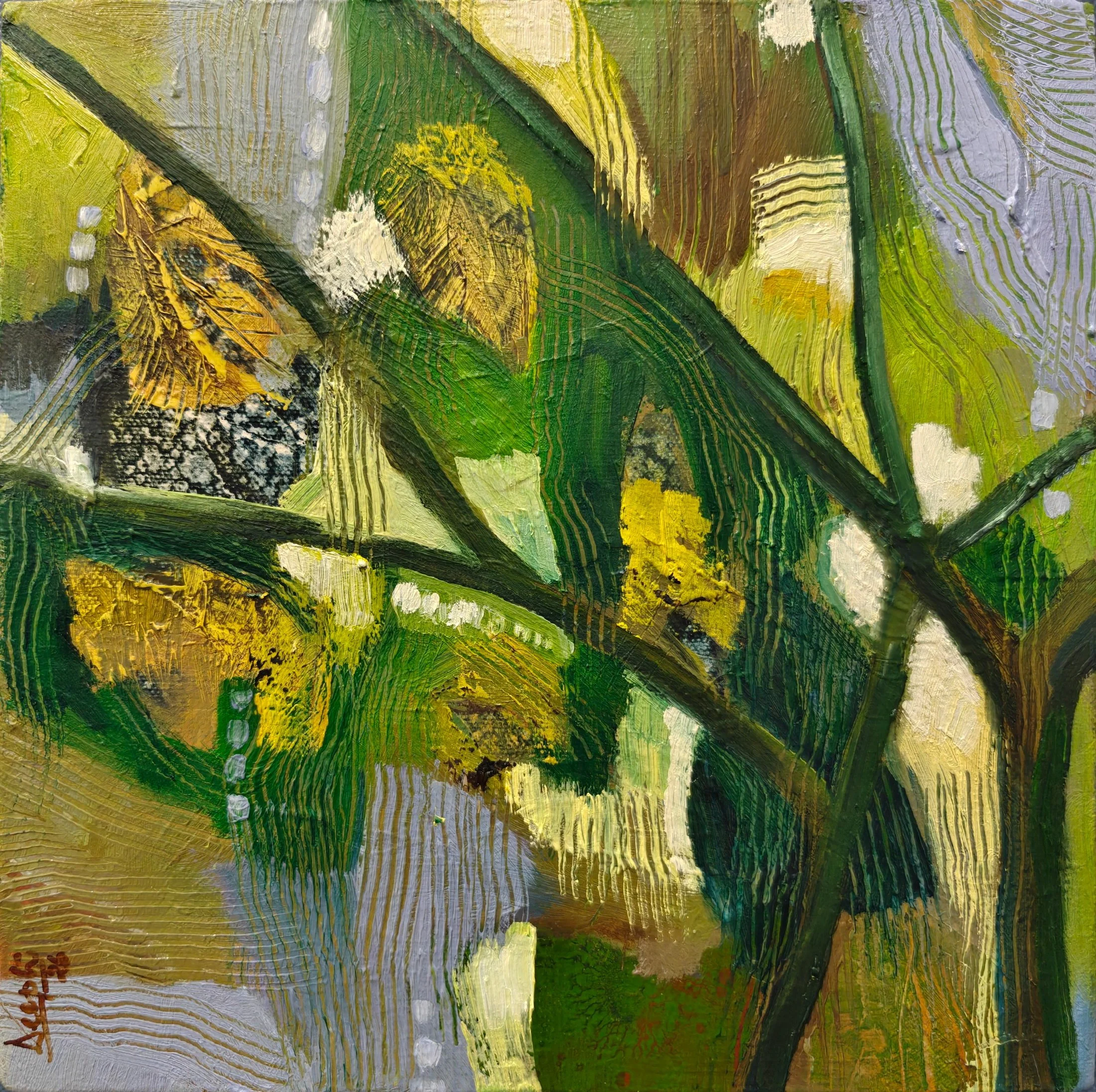 Rain Washed #2 — oil on canvas by Deepti Nair
