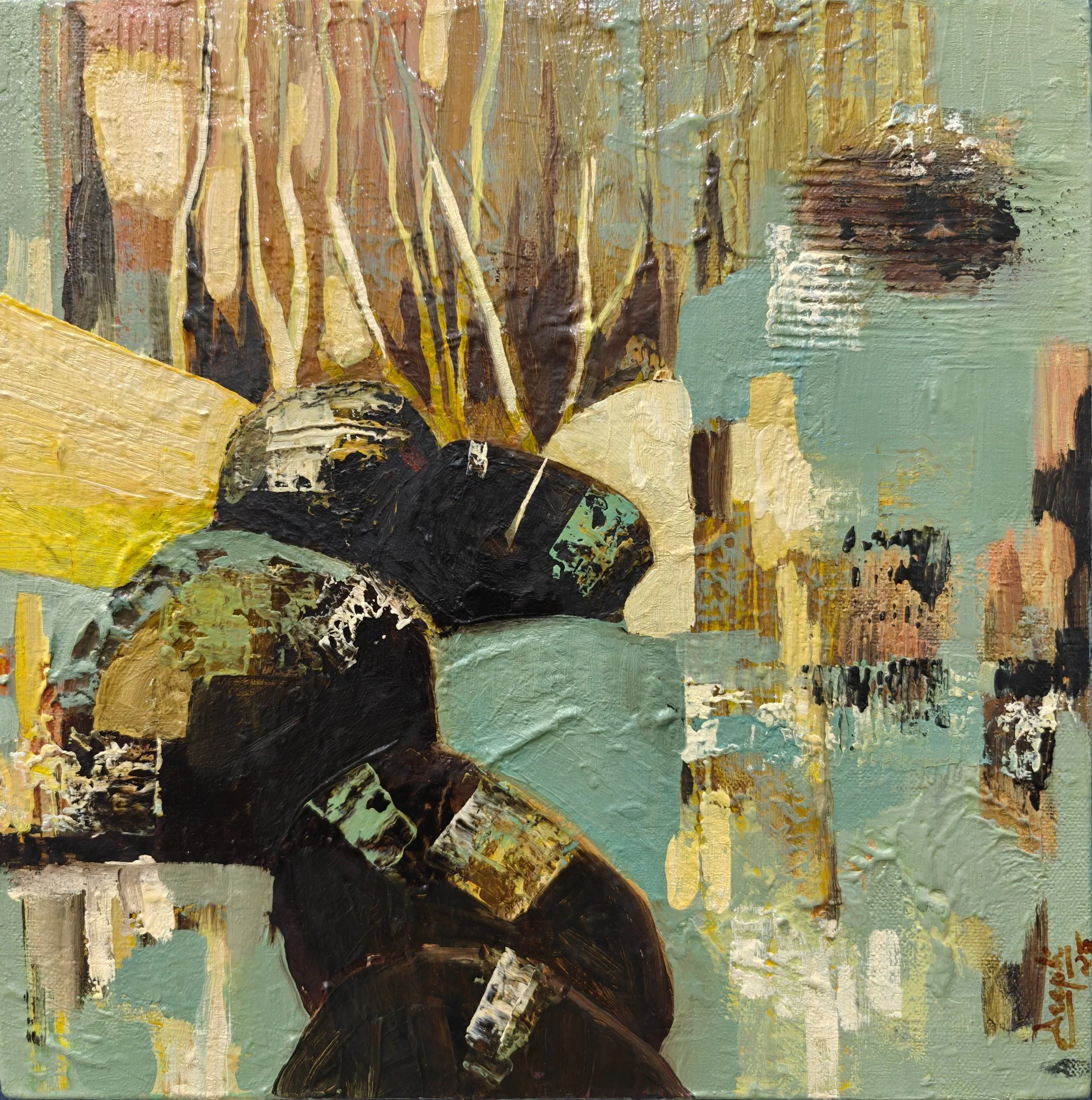 Earth Soul #4 — oil on canvas by Deepti Nair