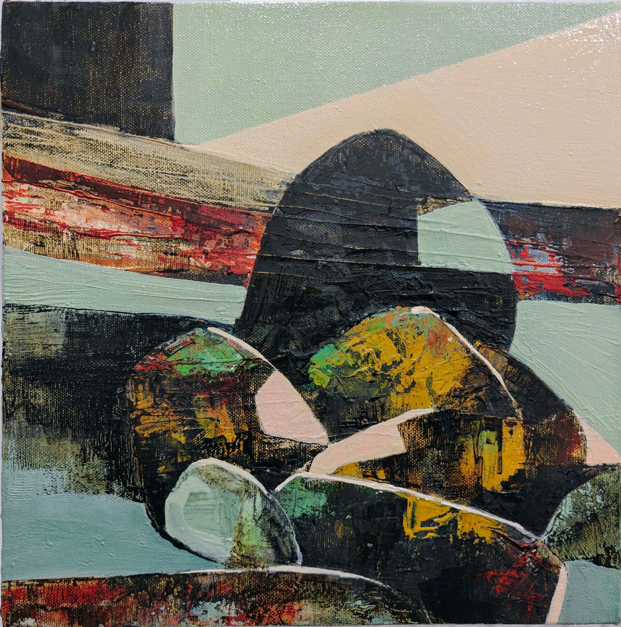 Earth Soul #3 — oil on canvas by Deepti Nair