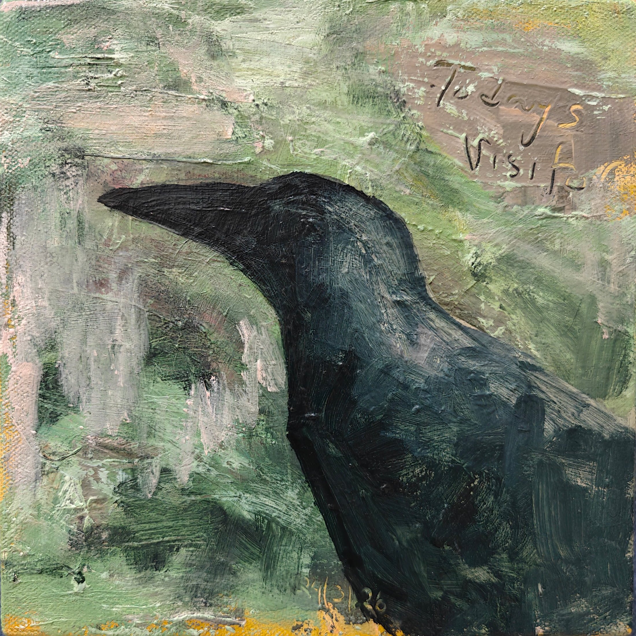 Rebirth #28 — oil on canvas by Deepti Nair
