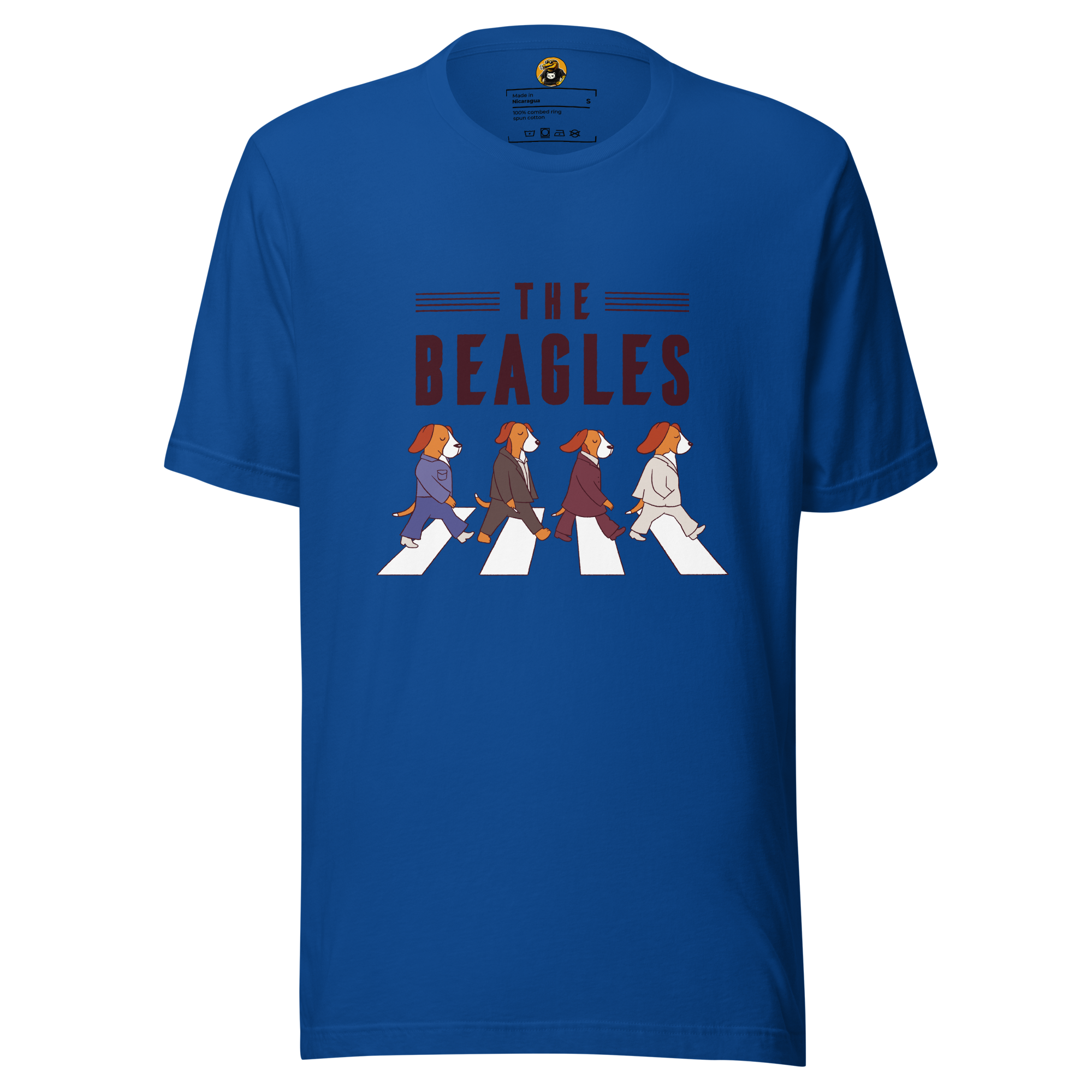 The Beagles T-Shirt: Funny Abbey Road Dog Parody Tee