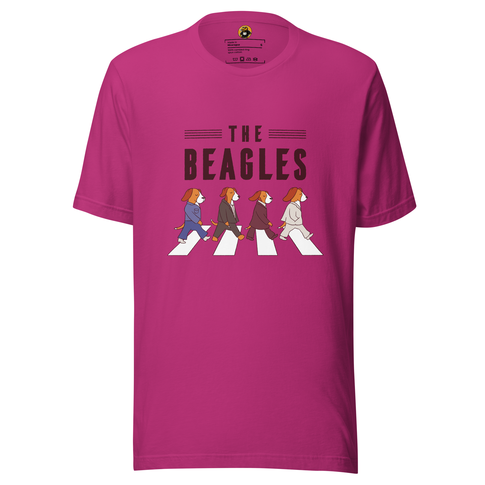 The Beagles T-Shirt: Funny Abbey Road Dog Parody Tee