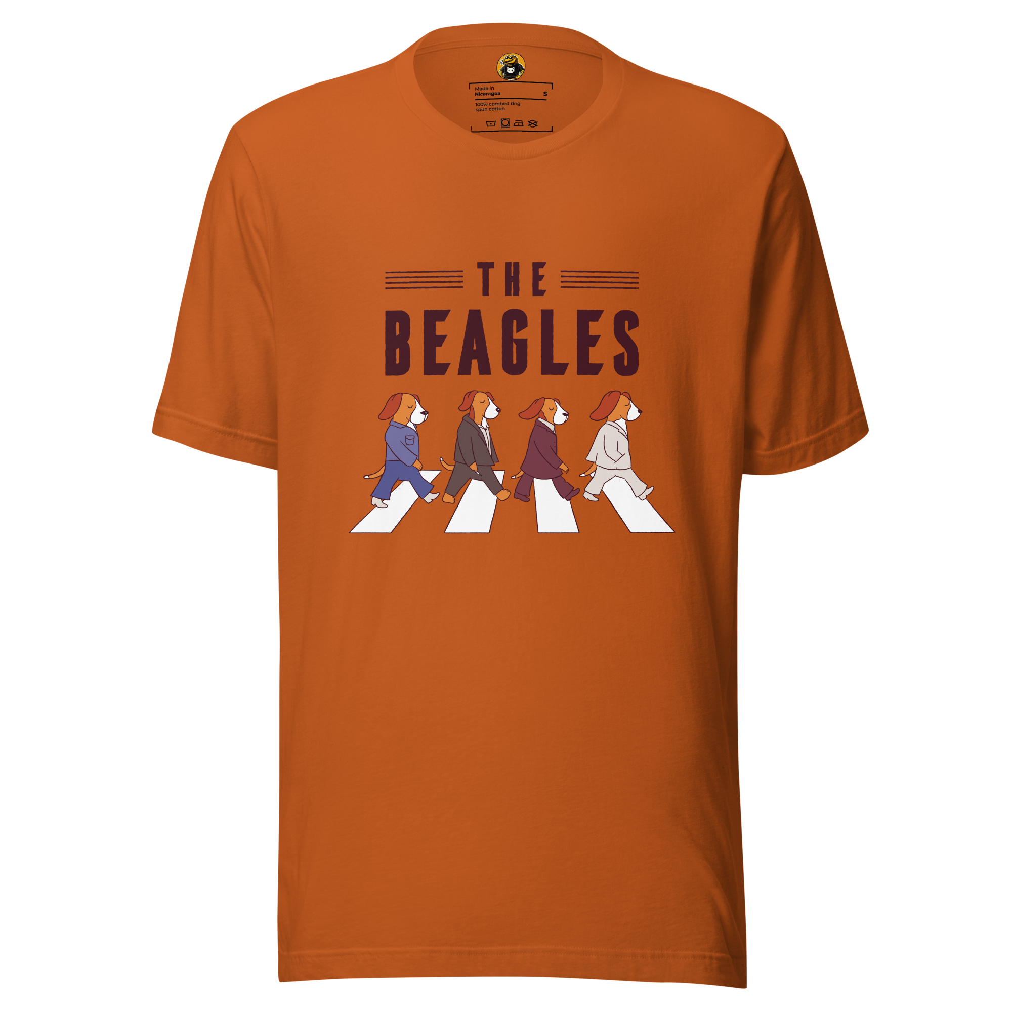 The Beagles T-Shirt: Funny Abbey Road Dog Parody Tee