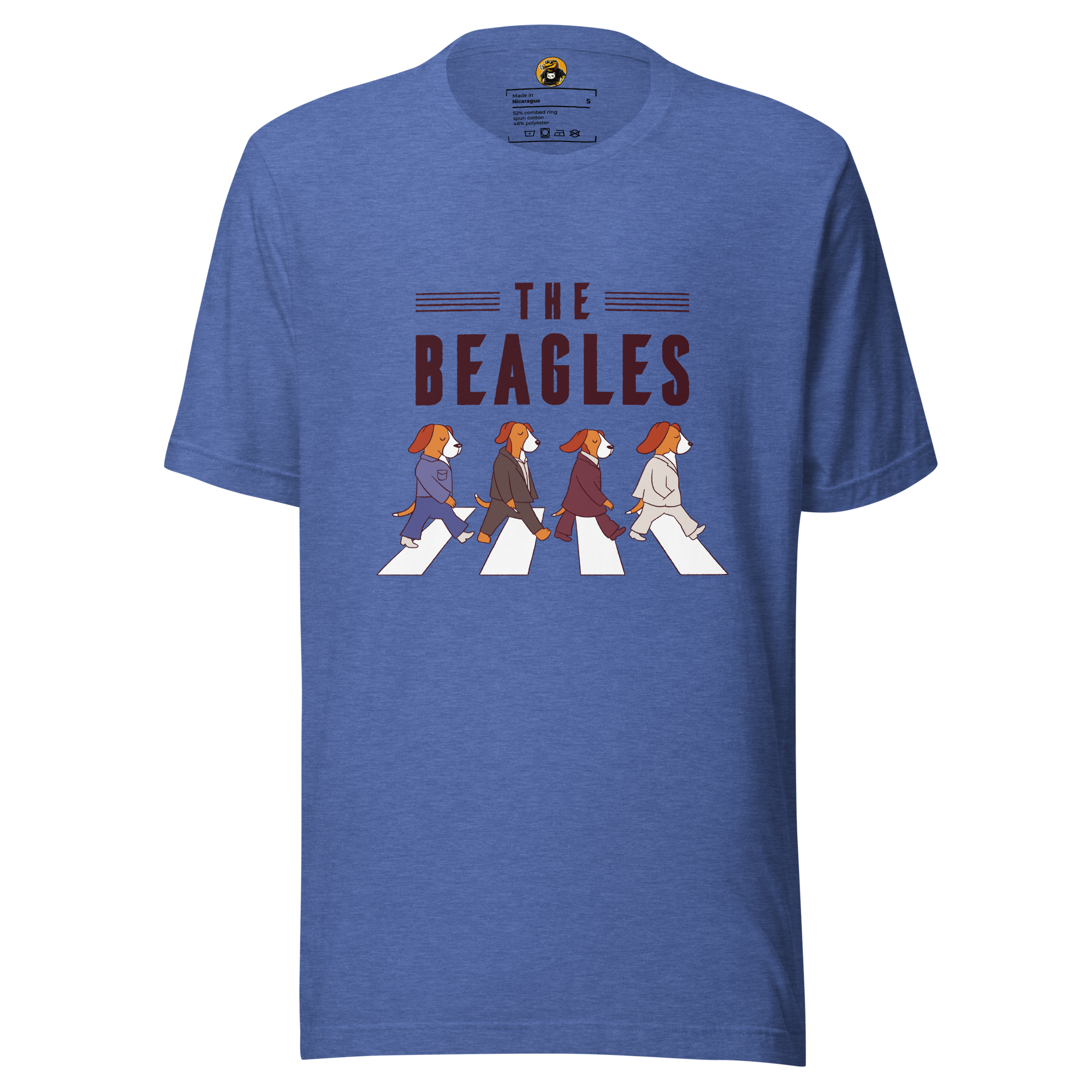 The Beagles T-Shirt: Funny Abbey Road Dog Parody Tee