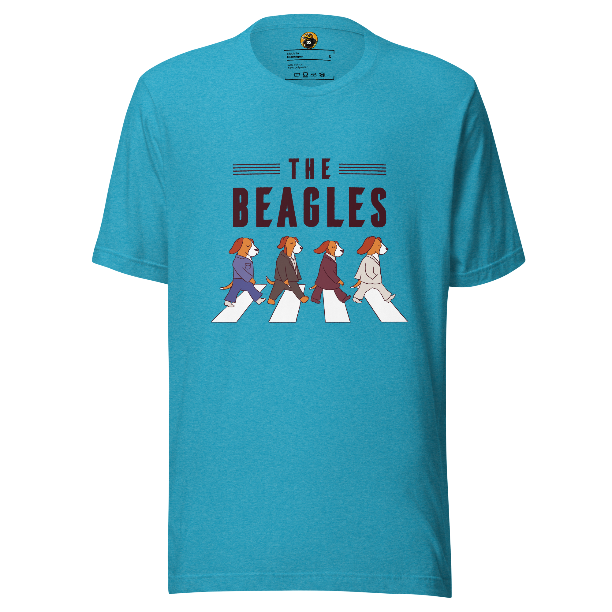 The Beagles T-Shirt: Funny Abbey Road Dog Parody Tee