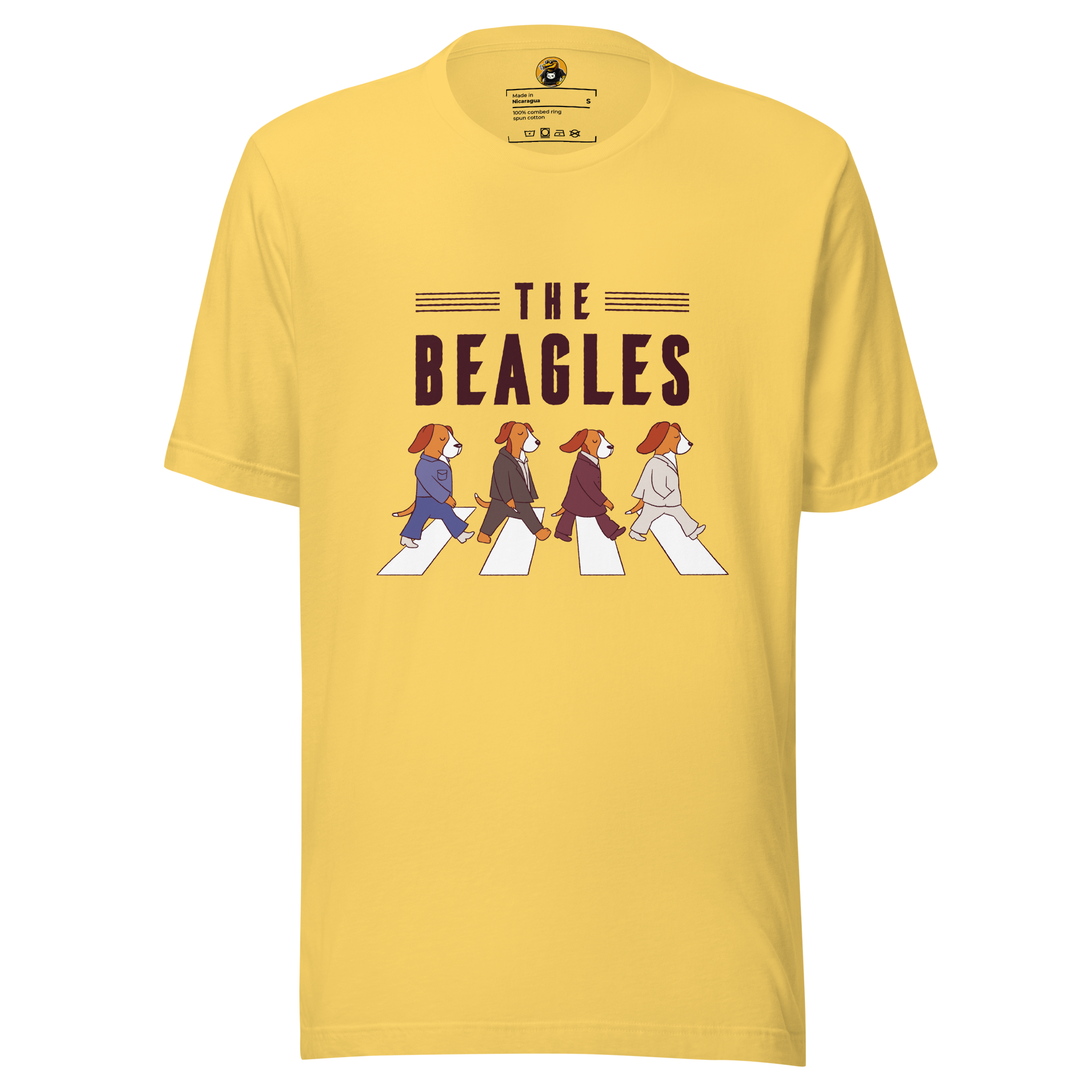 The Beagles T-Shirt: Funny Abbey Road Dog Parody Tee