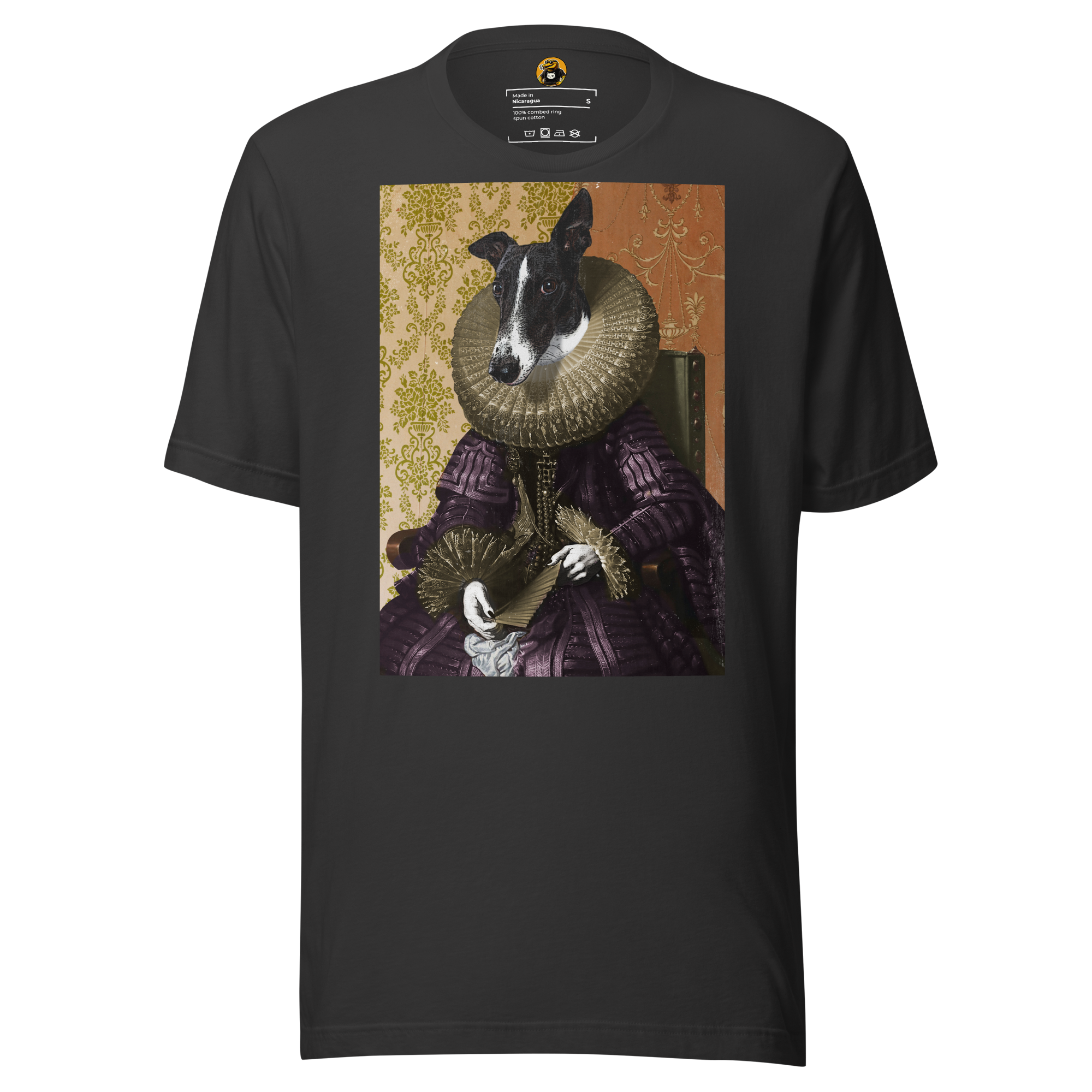 The Duchess of Barkshire T-Shirt: Regal Victorian Dog Portrait Tee