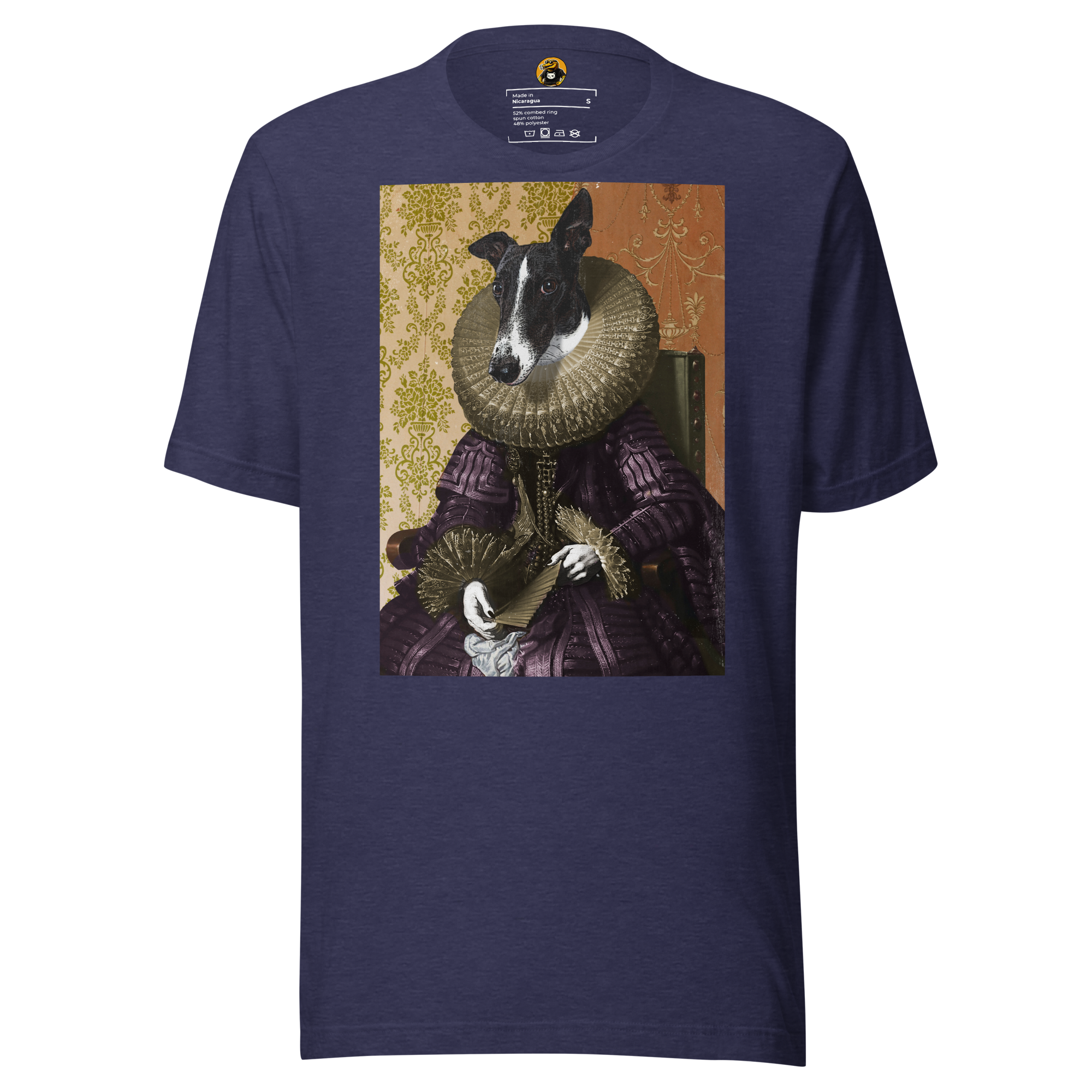 The Duchess of Barkshire T-Shirt: Regal Victorian Dog Portrait Tee