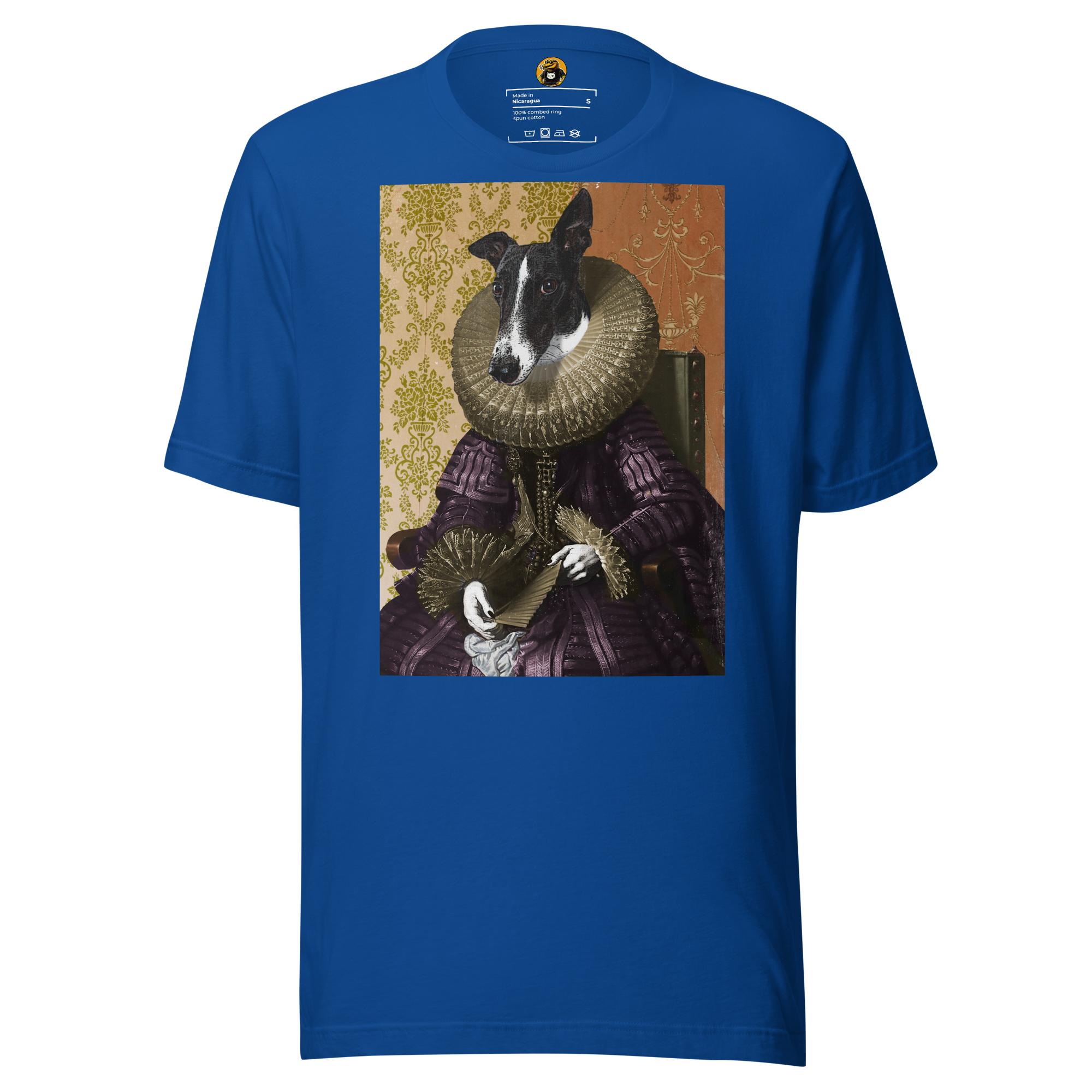 The Duchess of Barkshire T-Shirt: Regal Victorian Dog Portrait Tee