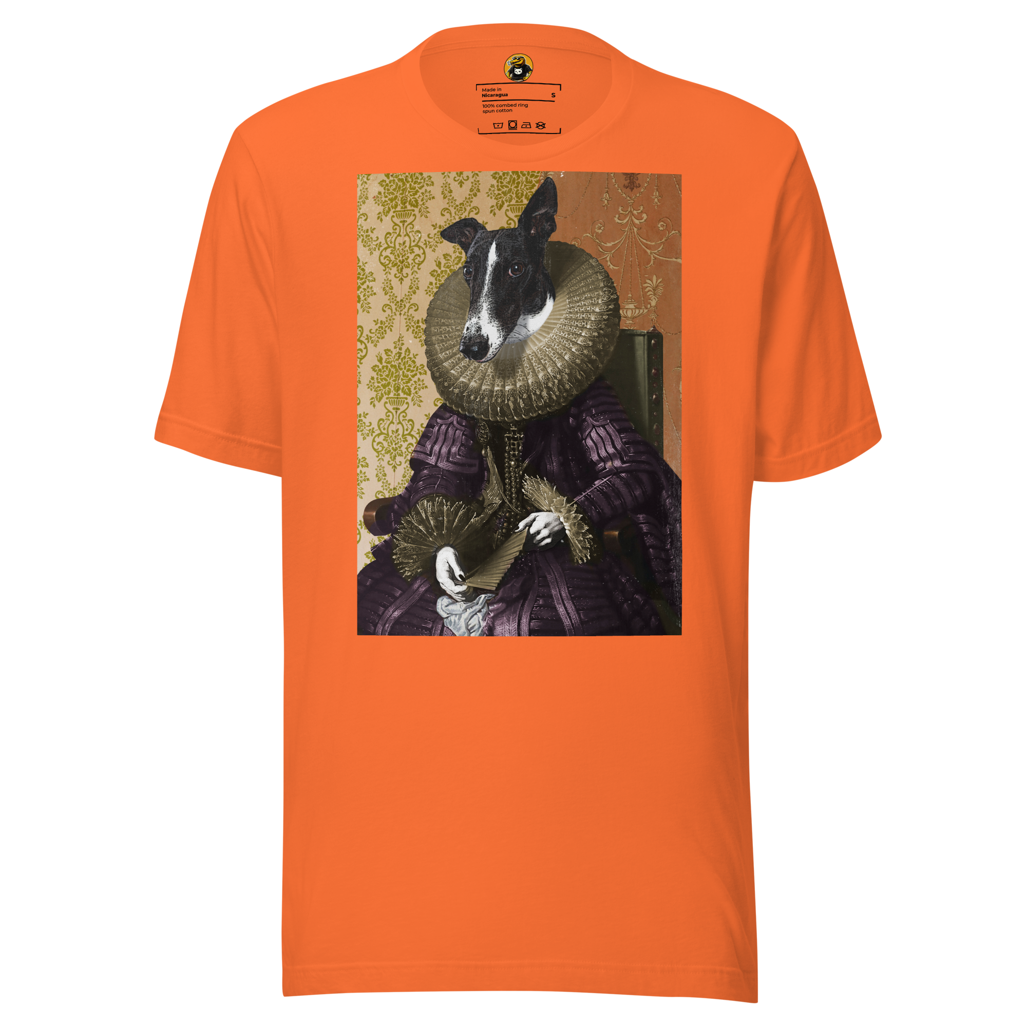 The Duchess of Barkshire T-Shirt: Regal Victorian Dog Portrait Tee