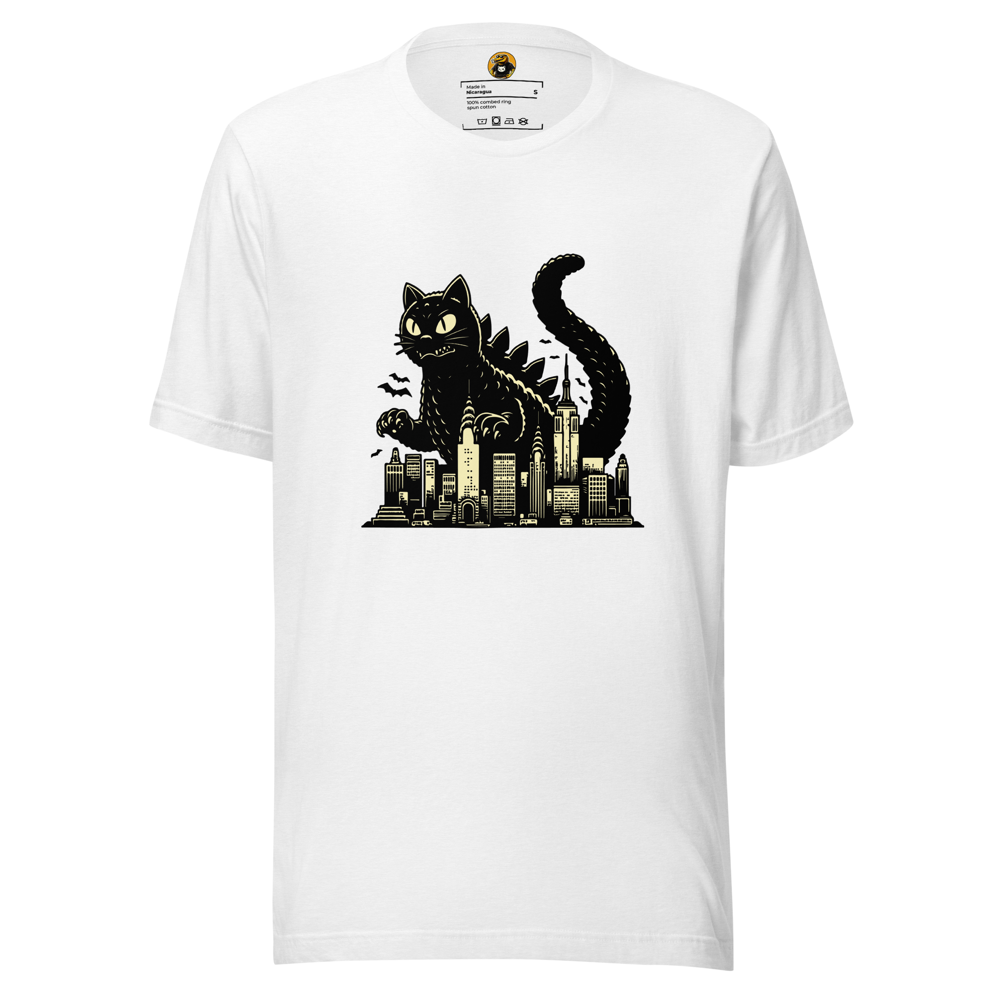 Catzilla: The Feline Kaiju T-Shirt - Funny Giant Cat Movie Parody
