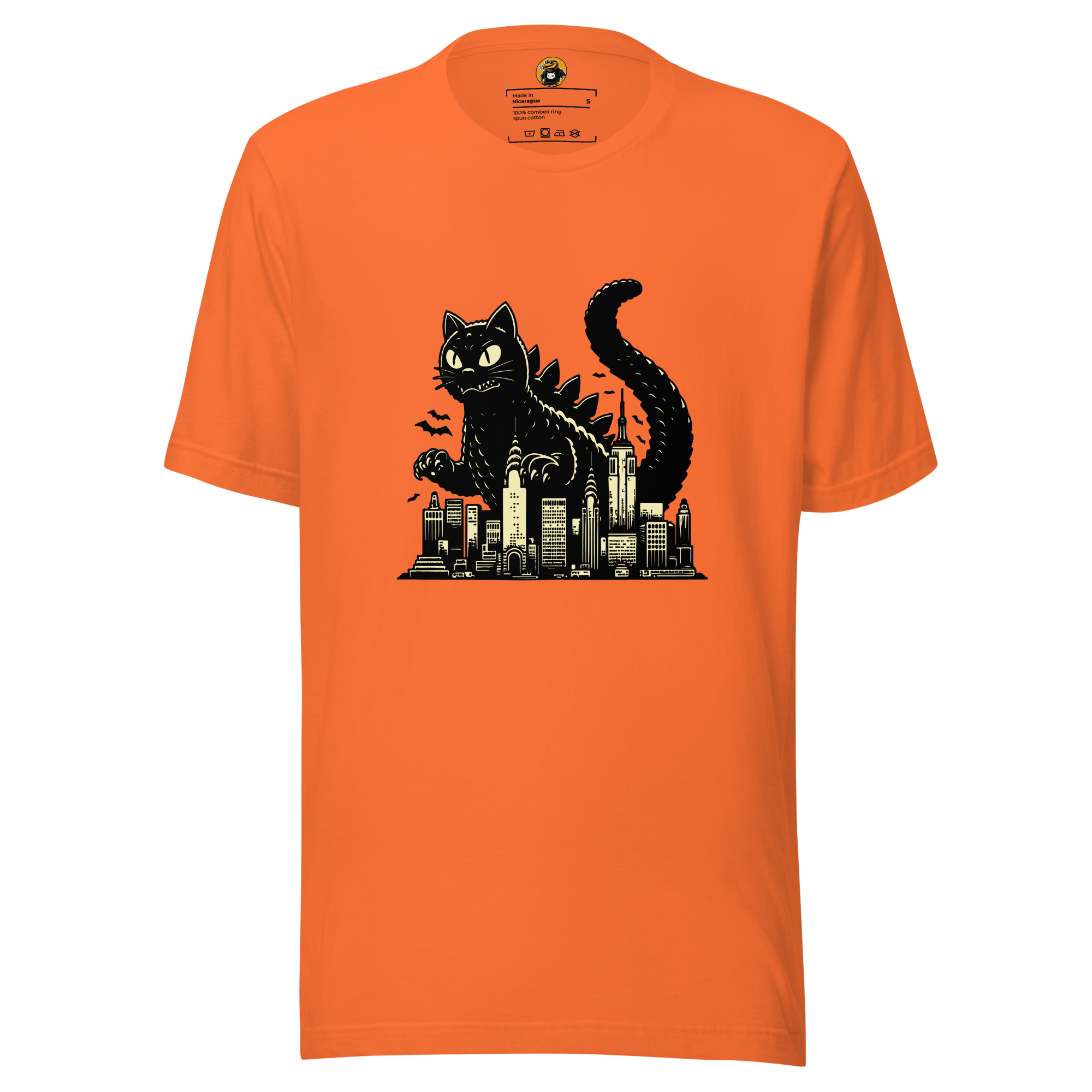 Catzilla: The Feline Kaiju T-Shirt - Funny Giant Cat Movie Parody