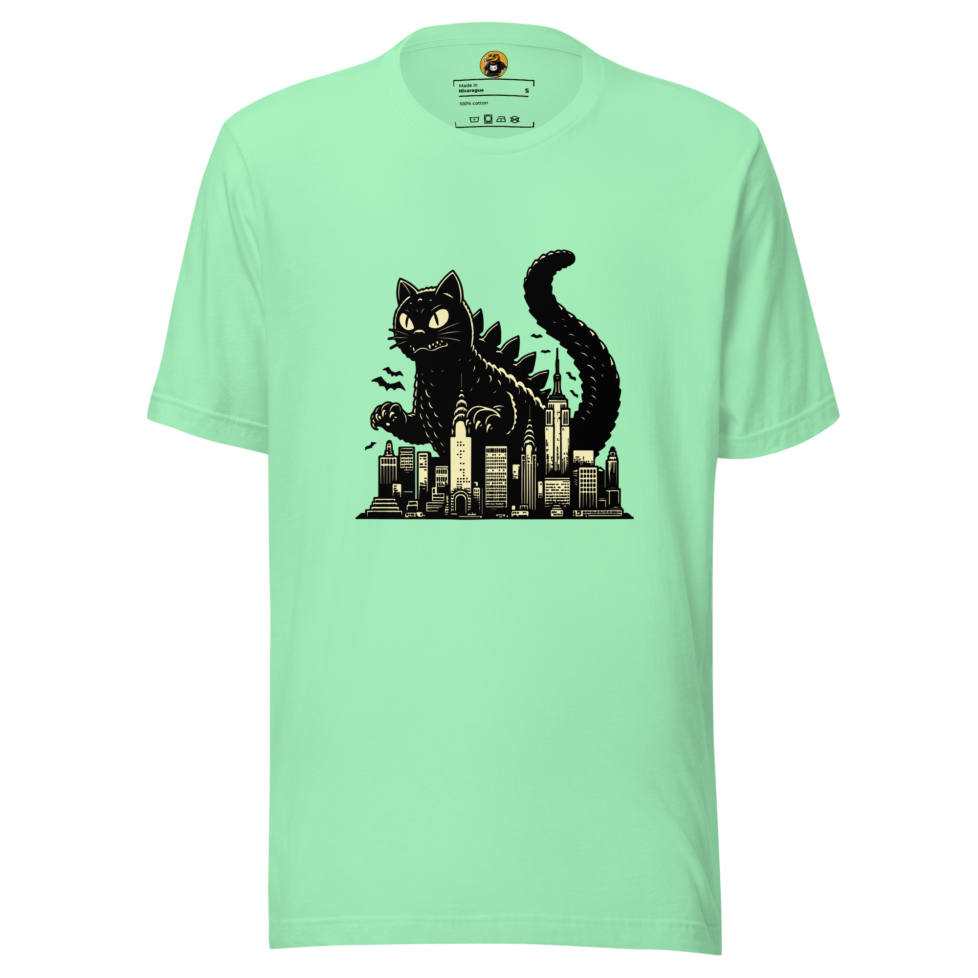 Catzilla: The Feline Kaiju T-Shirt - Funny Giant Cat Movie Parody