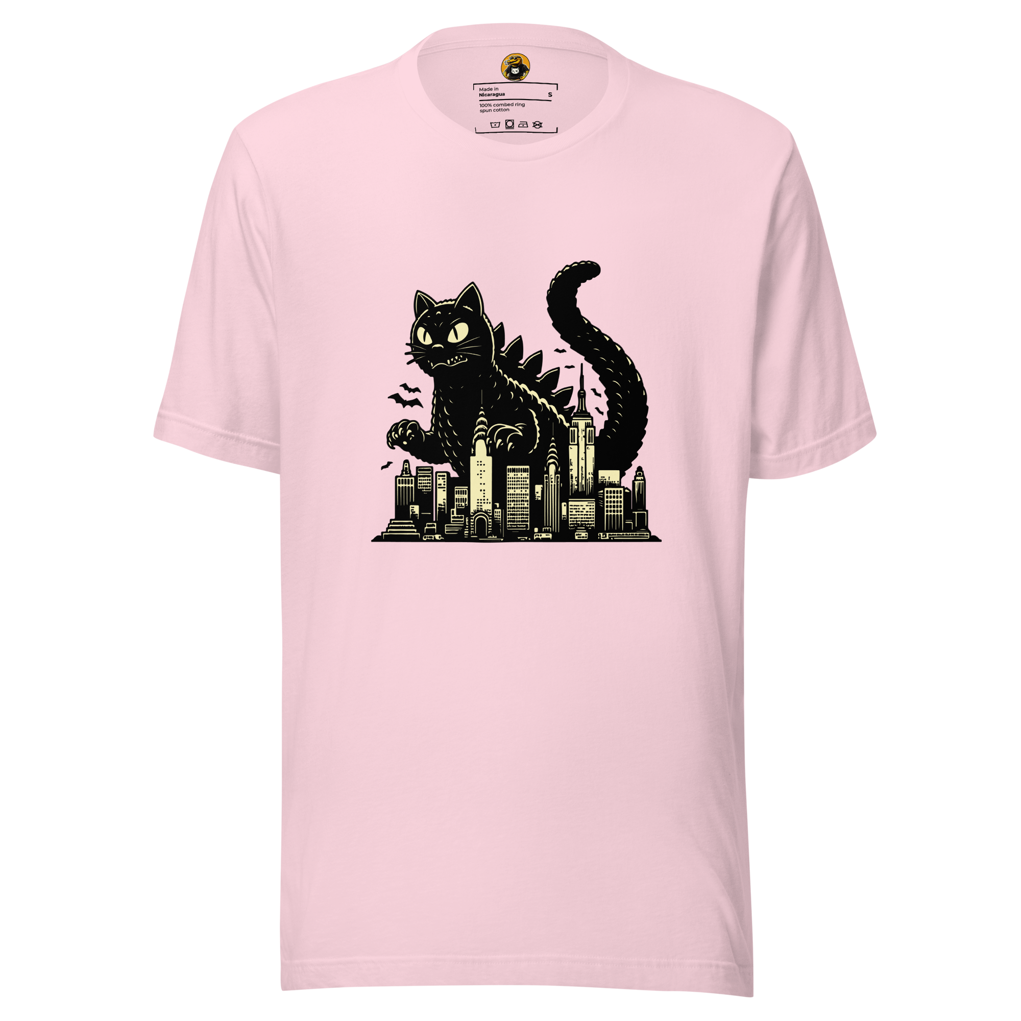 Catzilla: The Feline Kaiju T-Shirt - Funny Giant Cat Movie Parody