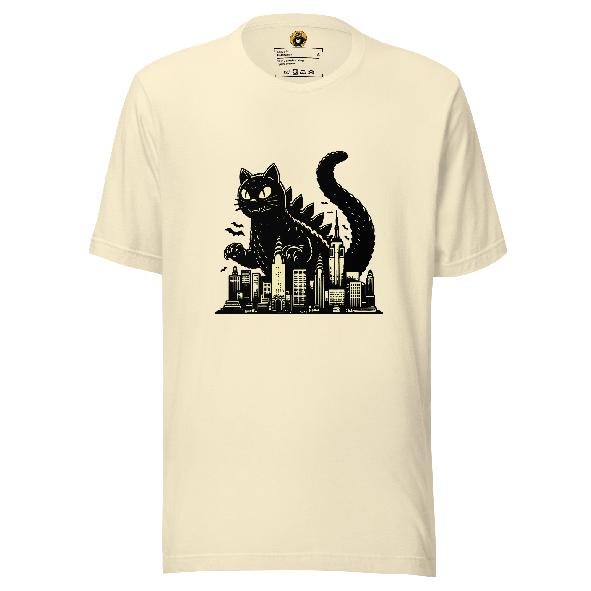 Catzilla: The Feline Kaiju T-Shirt - Funny Giant Cat Movie Parody