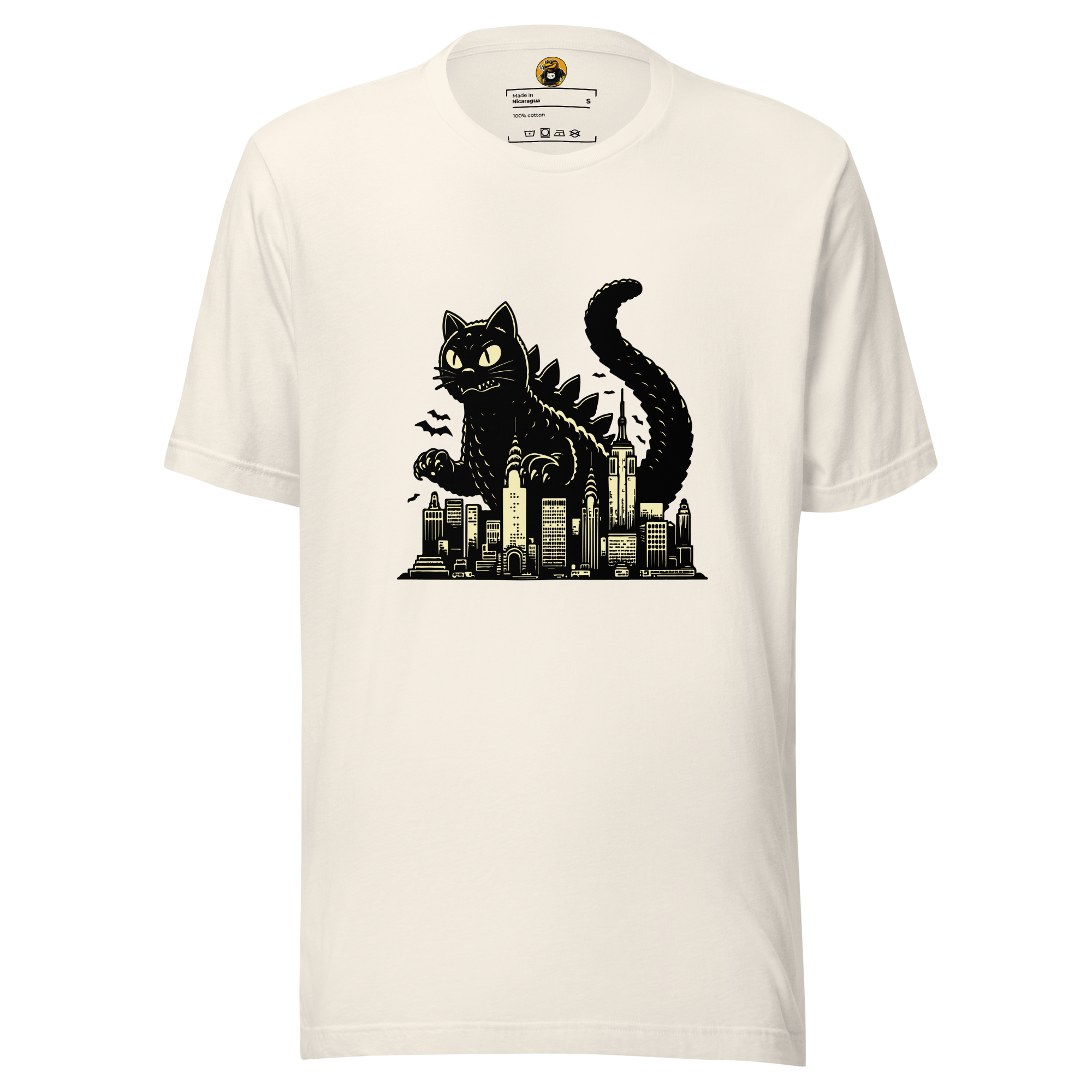 Catzilla: The Feline Kaiju T-Shirt - Funny Giant Cat Movie Parody