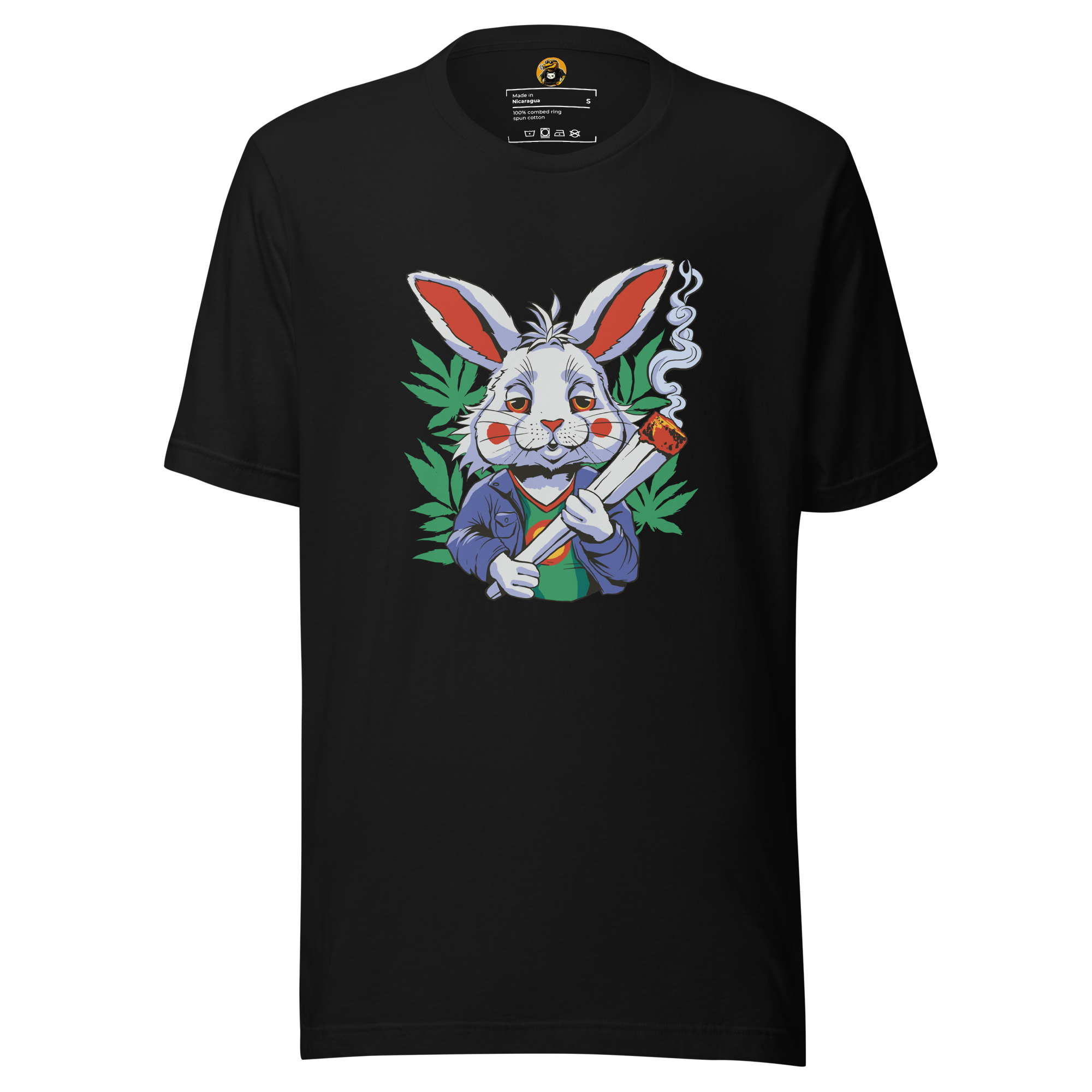 The High Hare - Retro 420 Bunny Graphic Tee