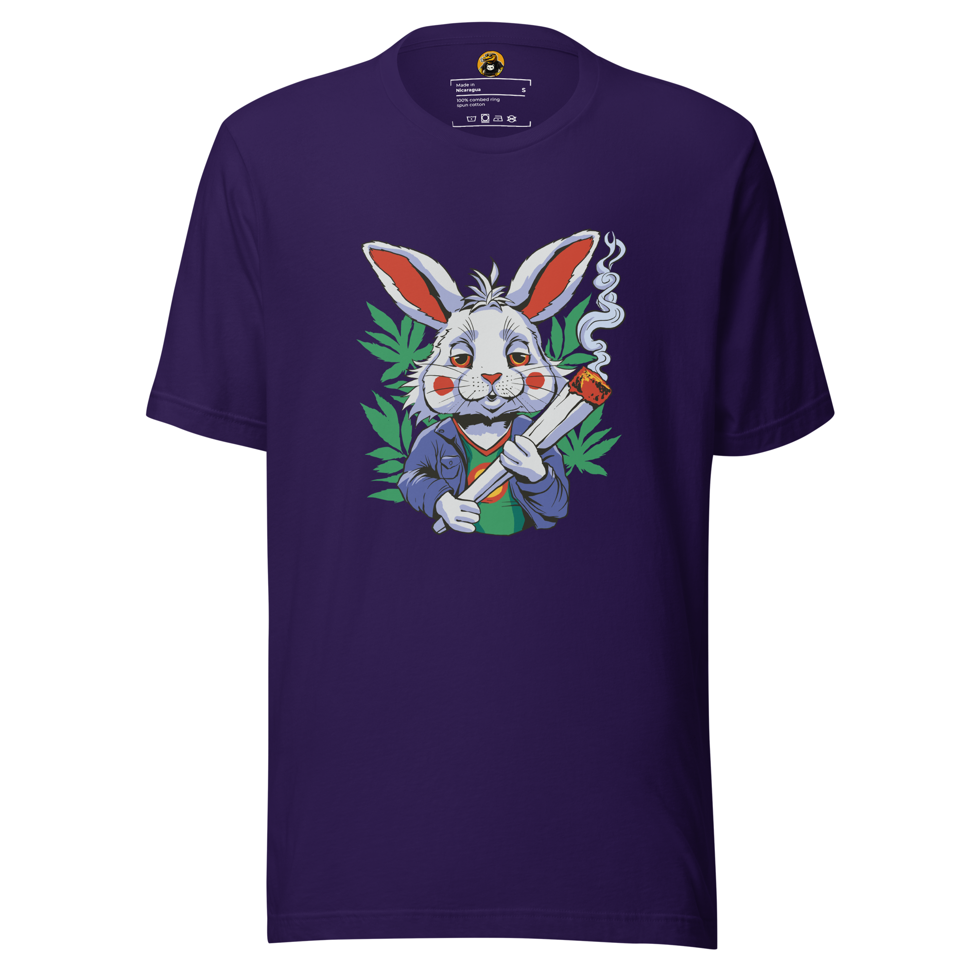 The High Hare - Retro 420 Bunny Graphic Tee