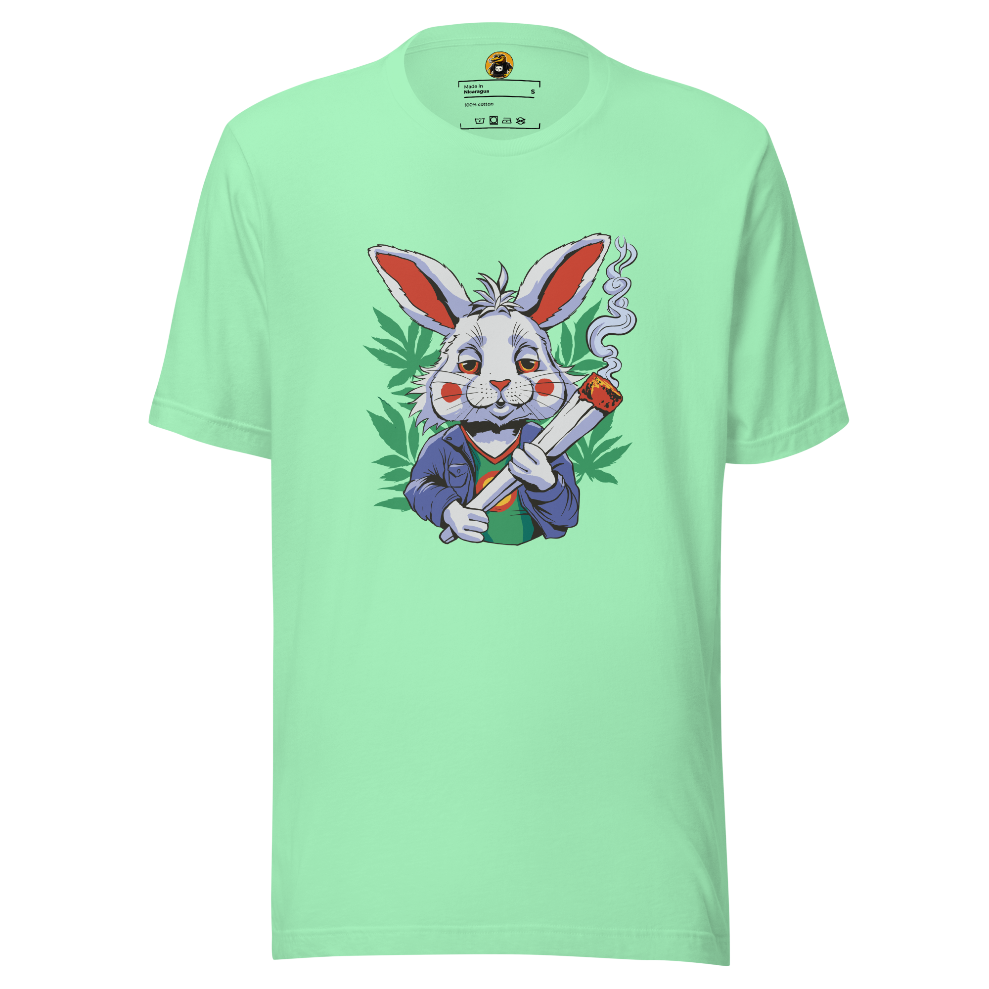 The High Hare - Retro 420 Bunny Graphic Tee