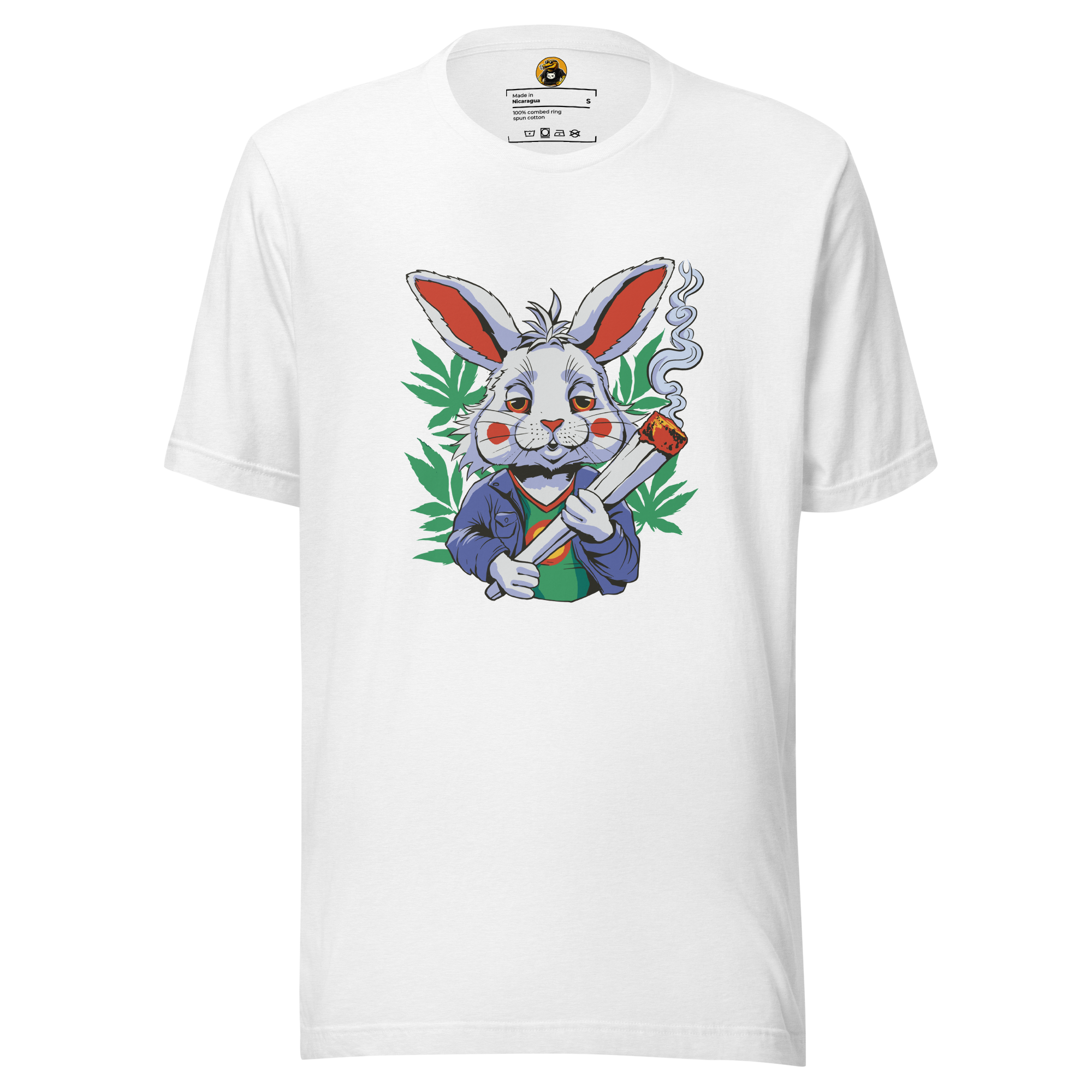 The High Hare - Retro 420 Bunny Graphic Tee