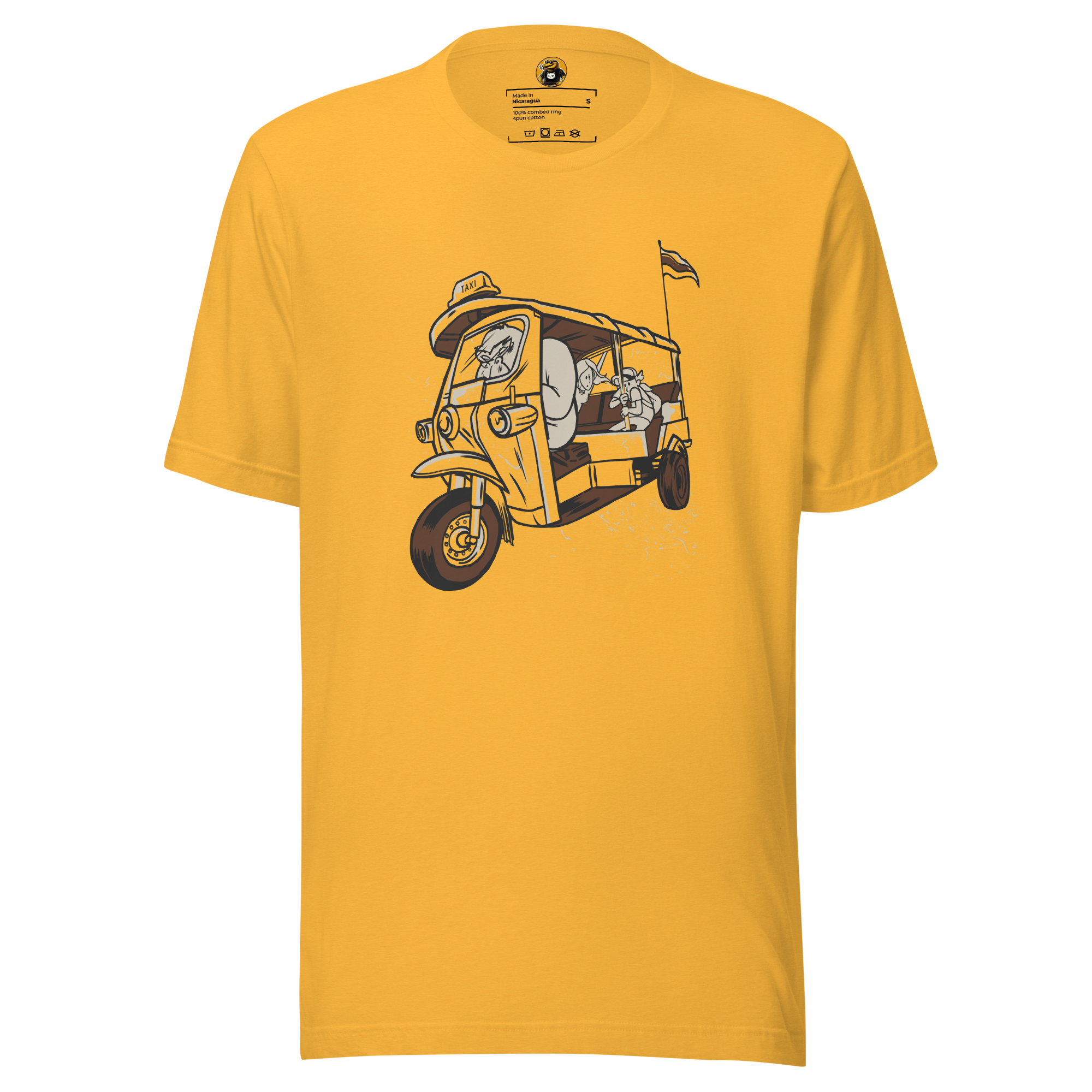 Peter's Tuk-Tuk Tour - Gorilla Taxi Retro Graphic Tee