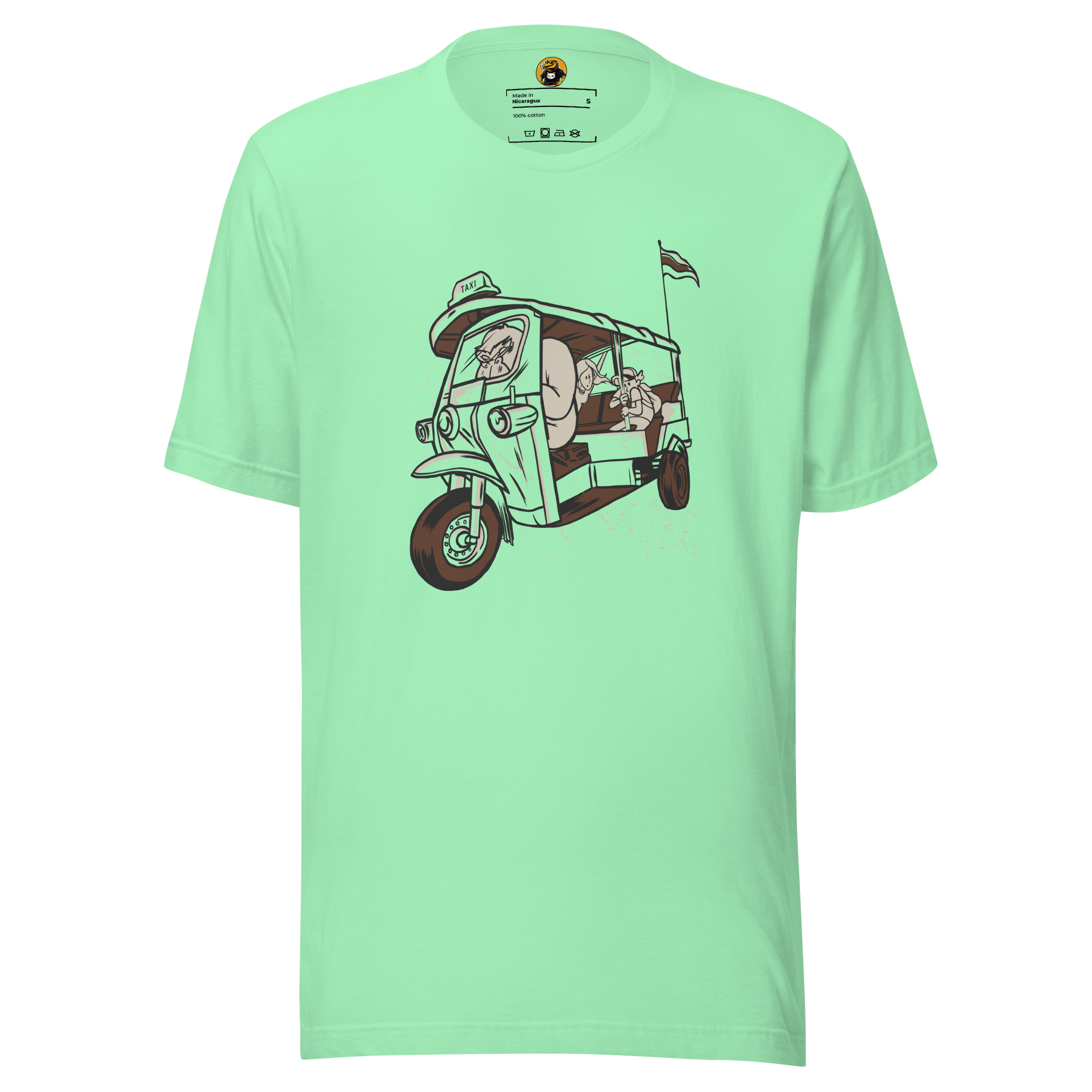 Peter's Tuk-Tuk Tour - Gorilla Taxi Retro Graphic Tee