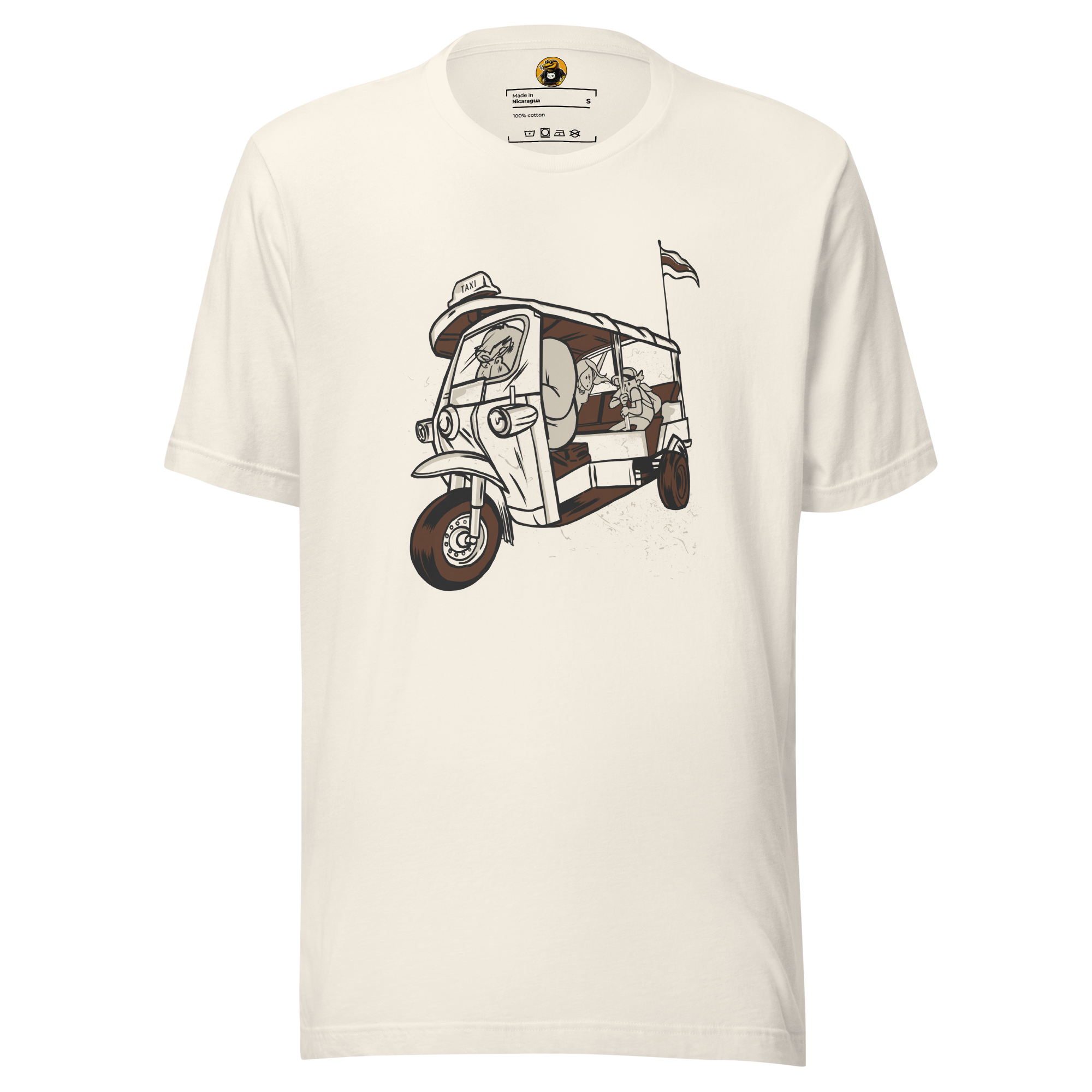 Peter's Tuk-Tuk Tour - Gorilla Taxi Retro Graphic Tee