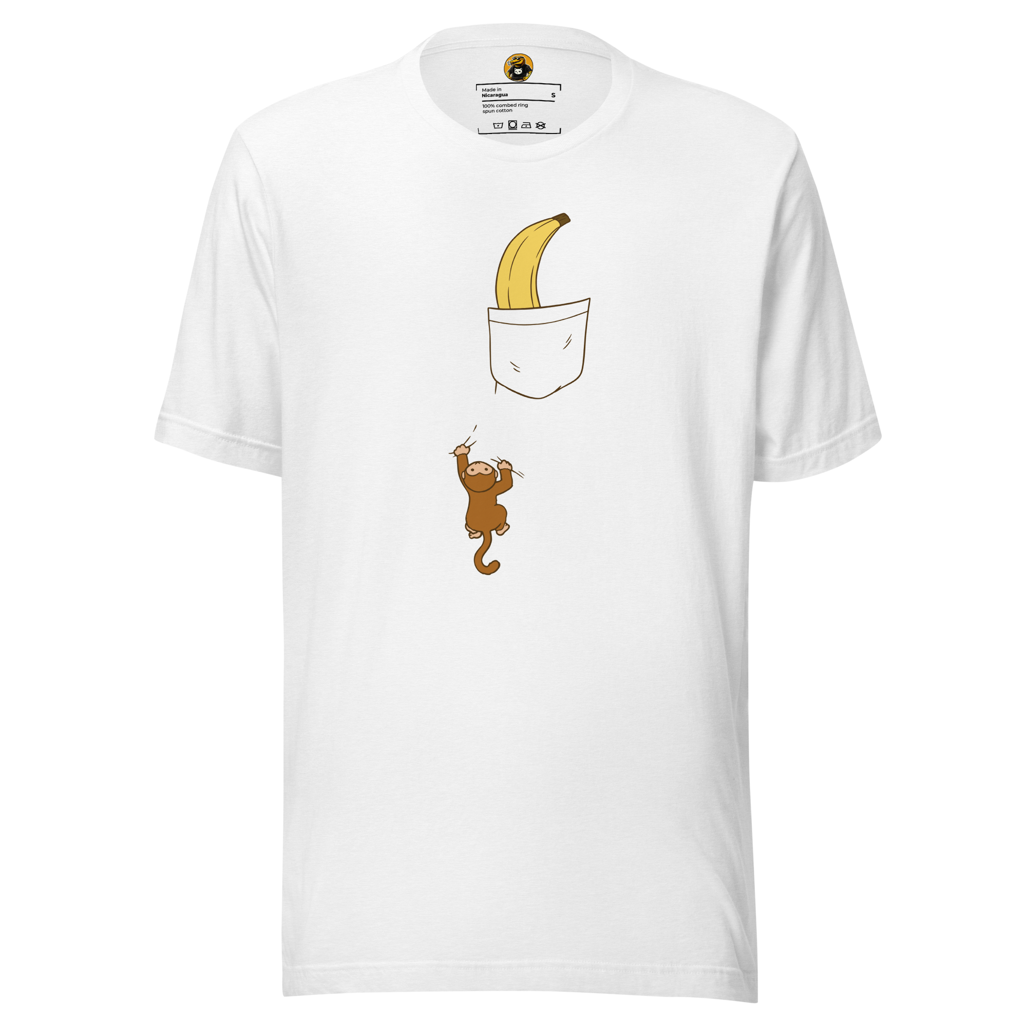 The Great Banana Heist - Pocket Monkey Graphic Tee