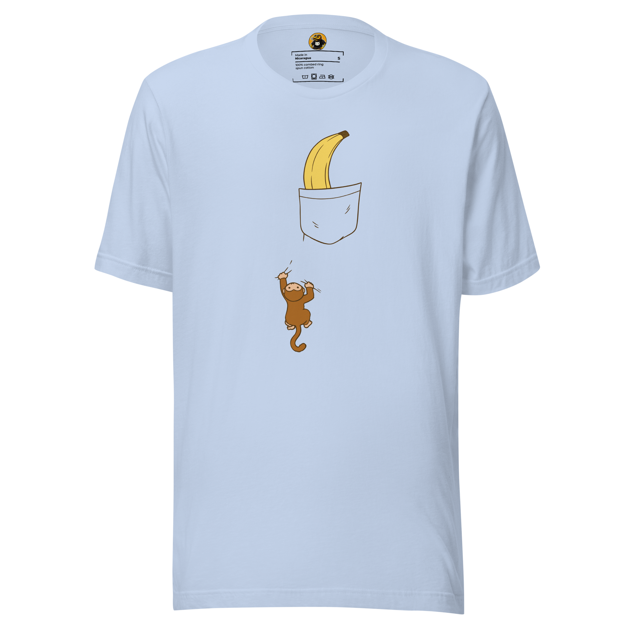 The Great Banana Heist - Pocket Monkey Graphic Tee