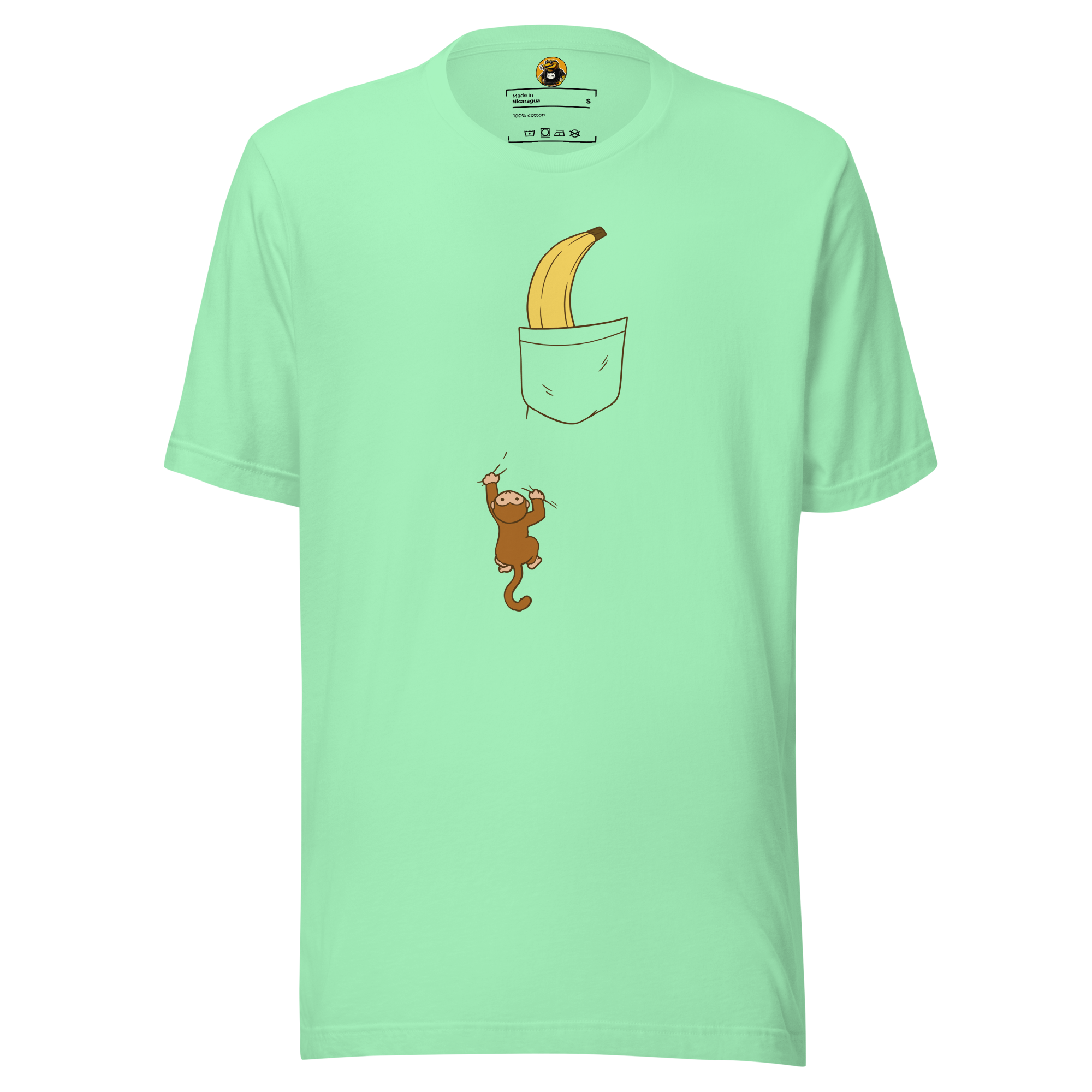 The Great Banana Heist - Pocket Monkey Graphic Tee