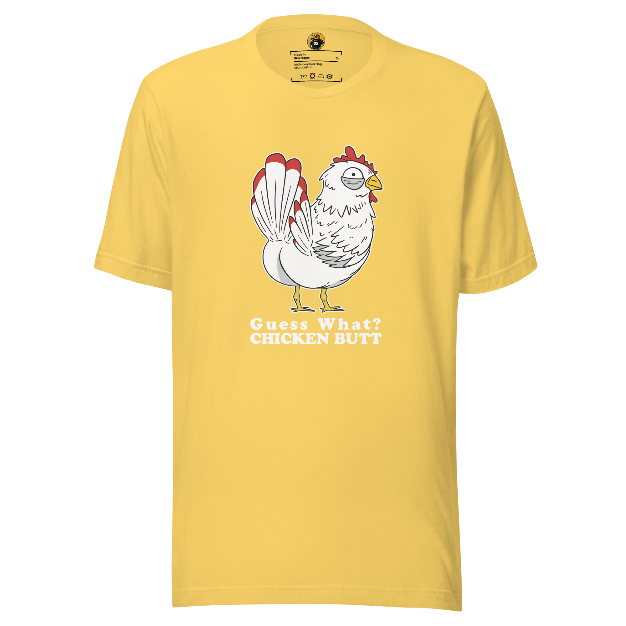 Guess What? Chicken Butt - Funny Sarcastic Bird Graphic Tee