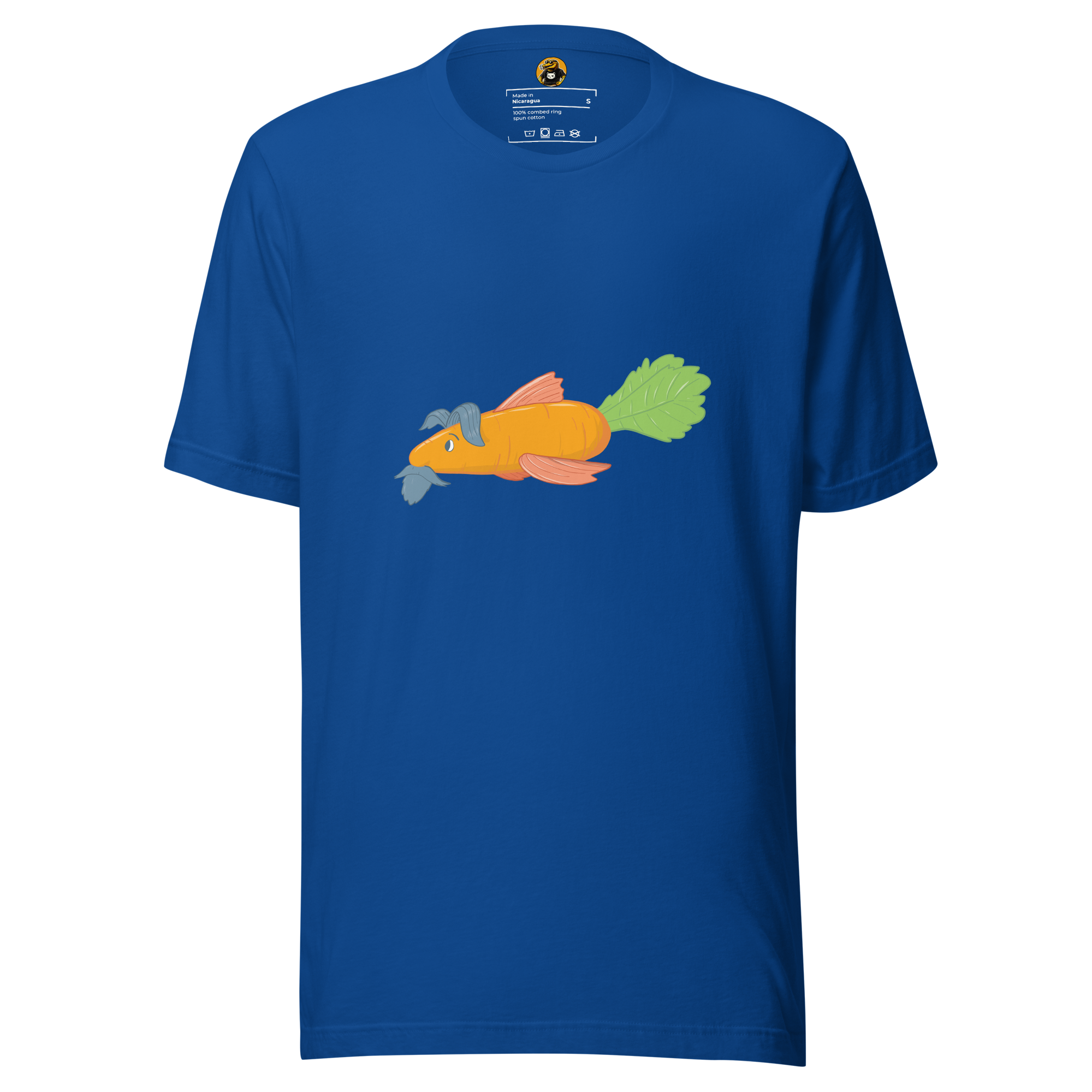 The Dapper Carrot Fish - Funny Surreal Vegetable Hybrid Graphic Tee