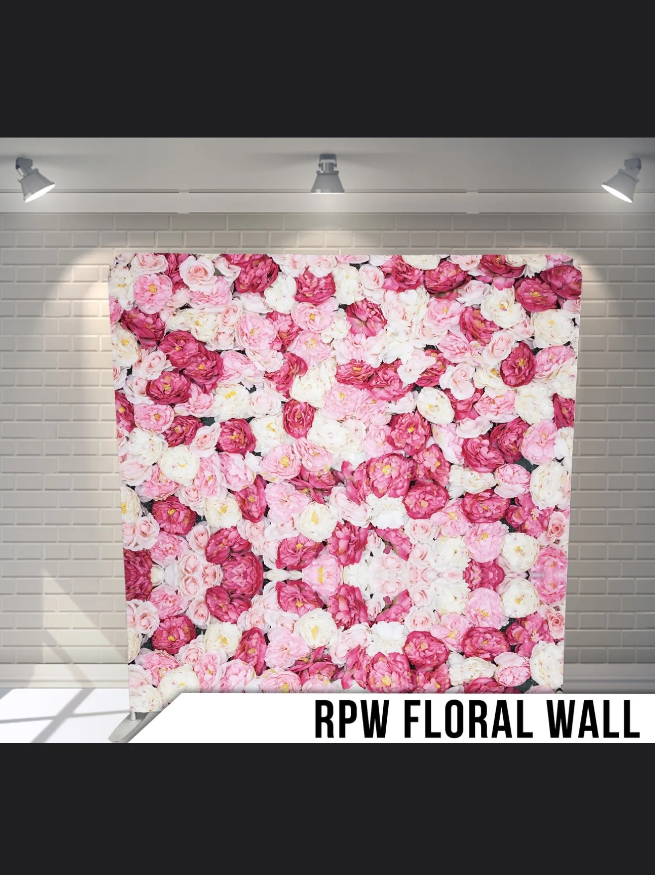 PINK AND WHITE FLORAL BACK DROPS FOR WEDDING, BIRTHDAY PARTYS, GRADUATION PARTY, CORPERATE EVENTS, BABYSHOWERS, BRIDAL SHOWERS