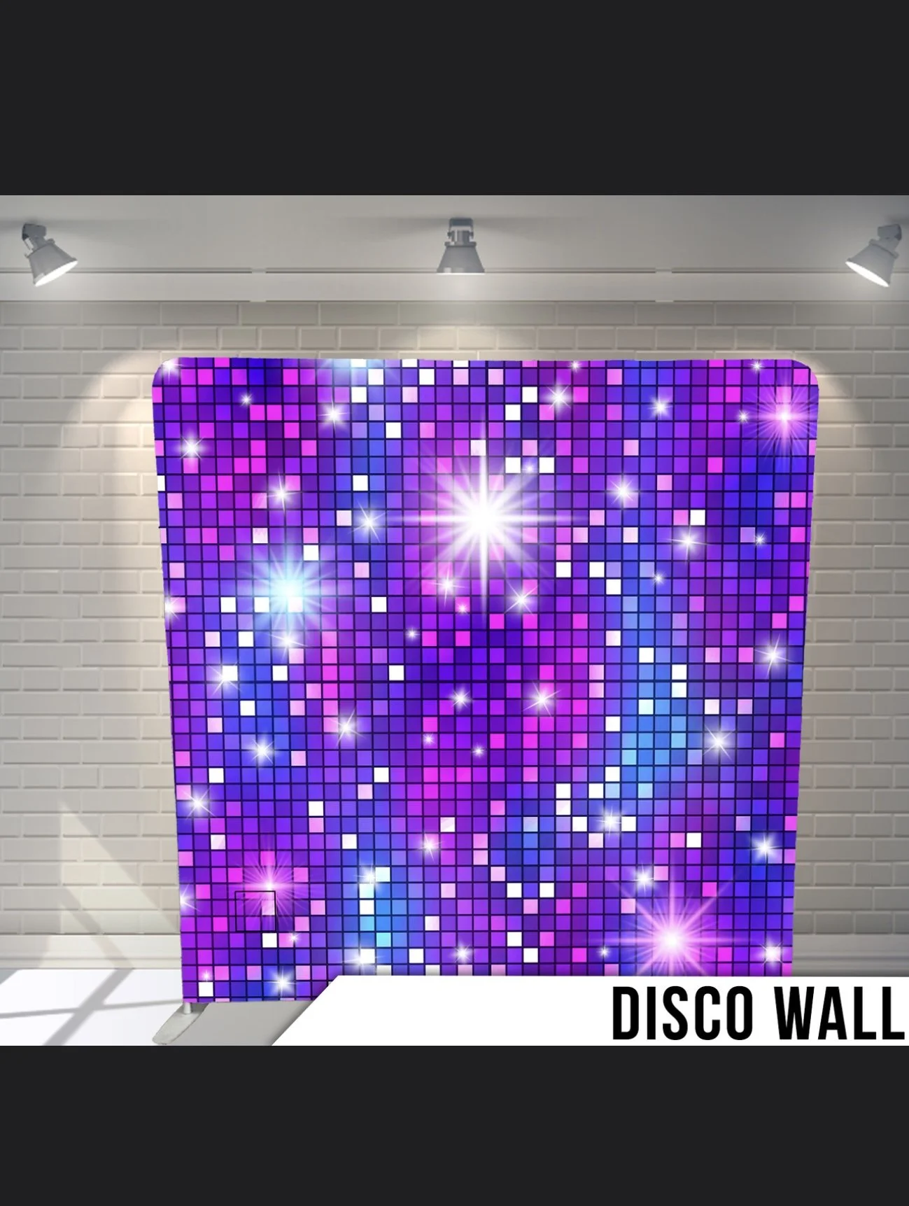 DISCO BRIGHT COLOR BACKDROP  SPARKLE BACK DROPS FOR WEDDING, BIRTHDAY PARTYS, GRADUATION PARTY, CORPERATE EVENTS
