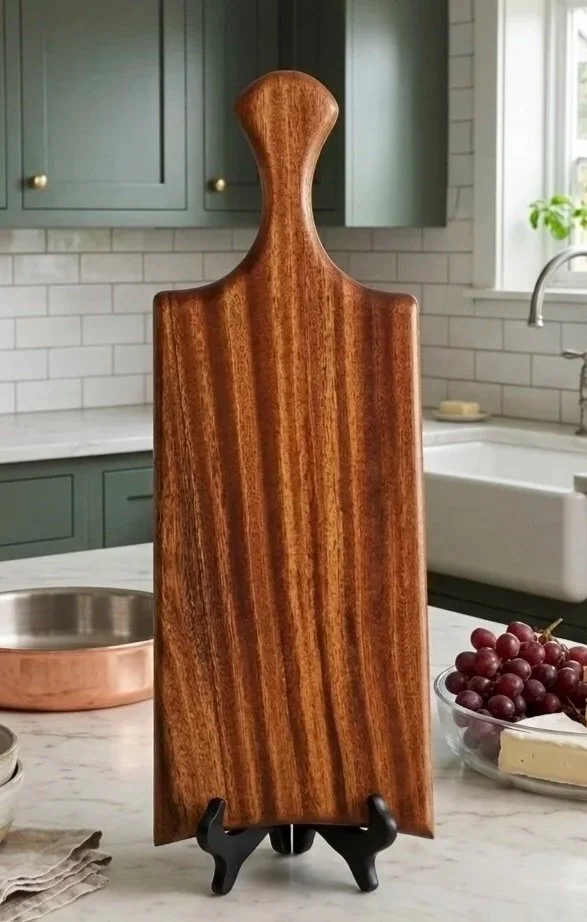 Ribbon Mahogany Cutting/Serving Board