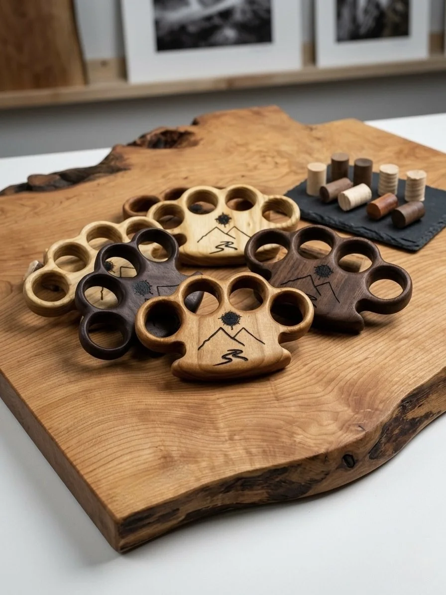 Wood "Knucks" Bottle Opener