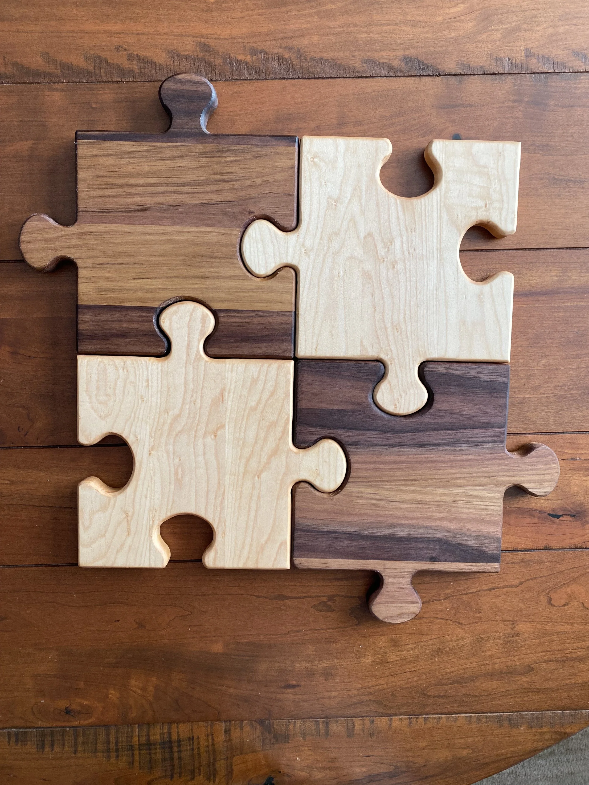 Puzzle Pieces Serving Board