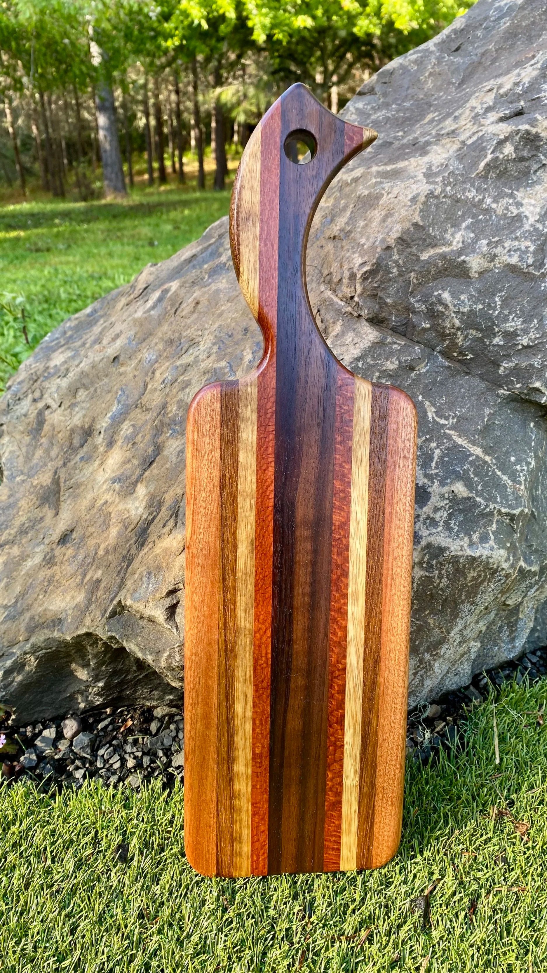 Personal Goose Neck Cutting/Serving Board